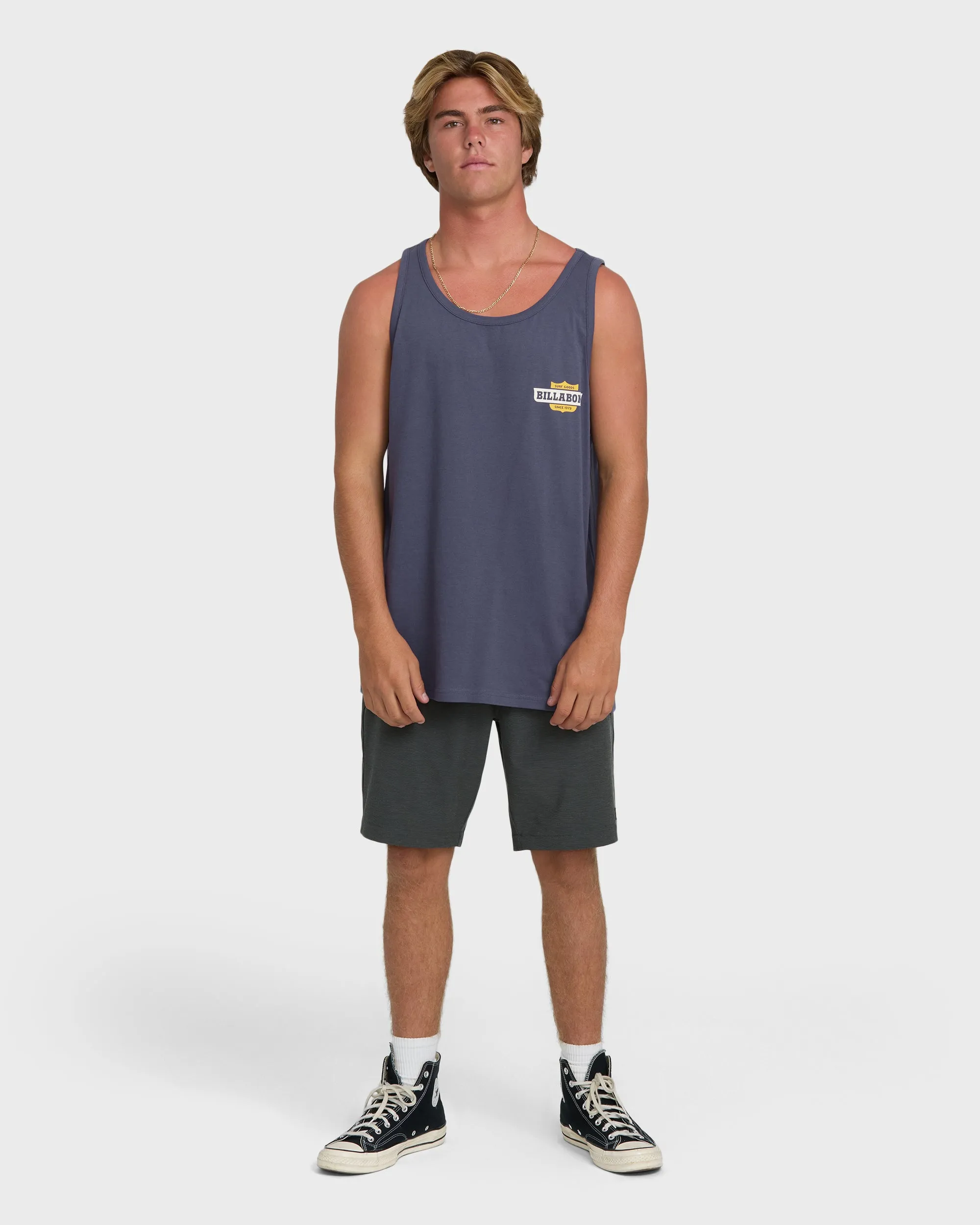 Walled Premium Tank Top - Graystone sold by Billabong product image thumbnail 4