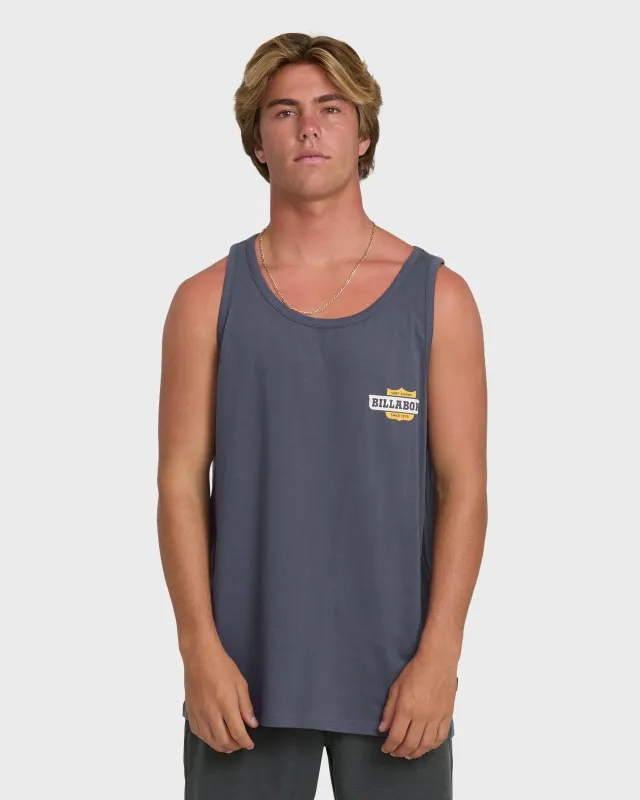 Walled Premium Tank Top - Graystone made by Billabong