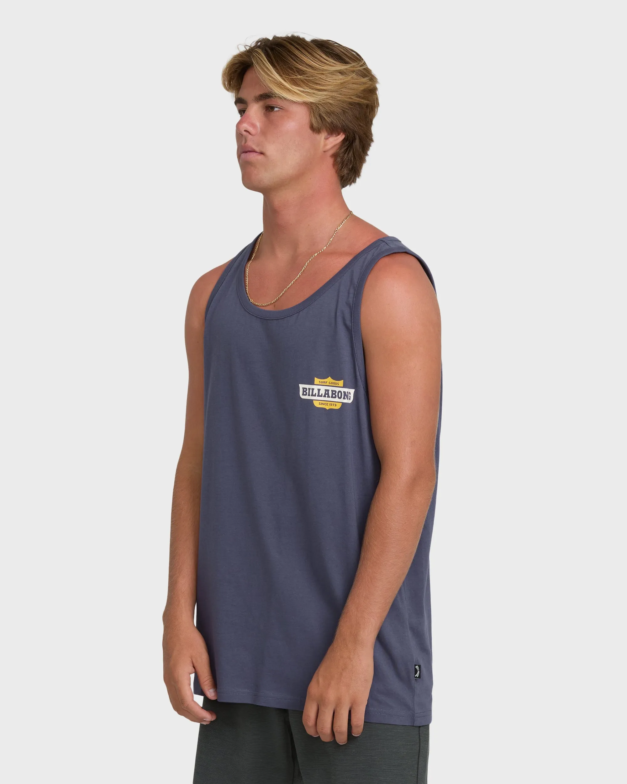 Walled Premium Tank Top - Graystone sold by Billabong product image thumbnail 3