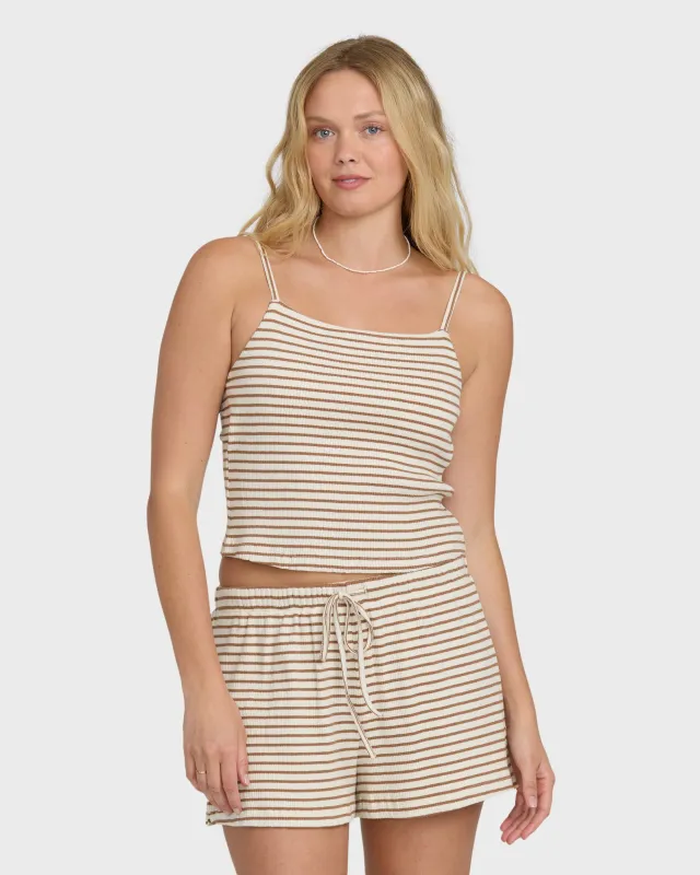 Easy Livin Tank Top - Brown Stone made by Billabong
