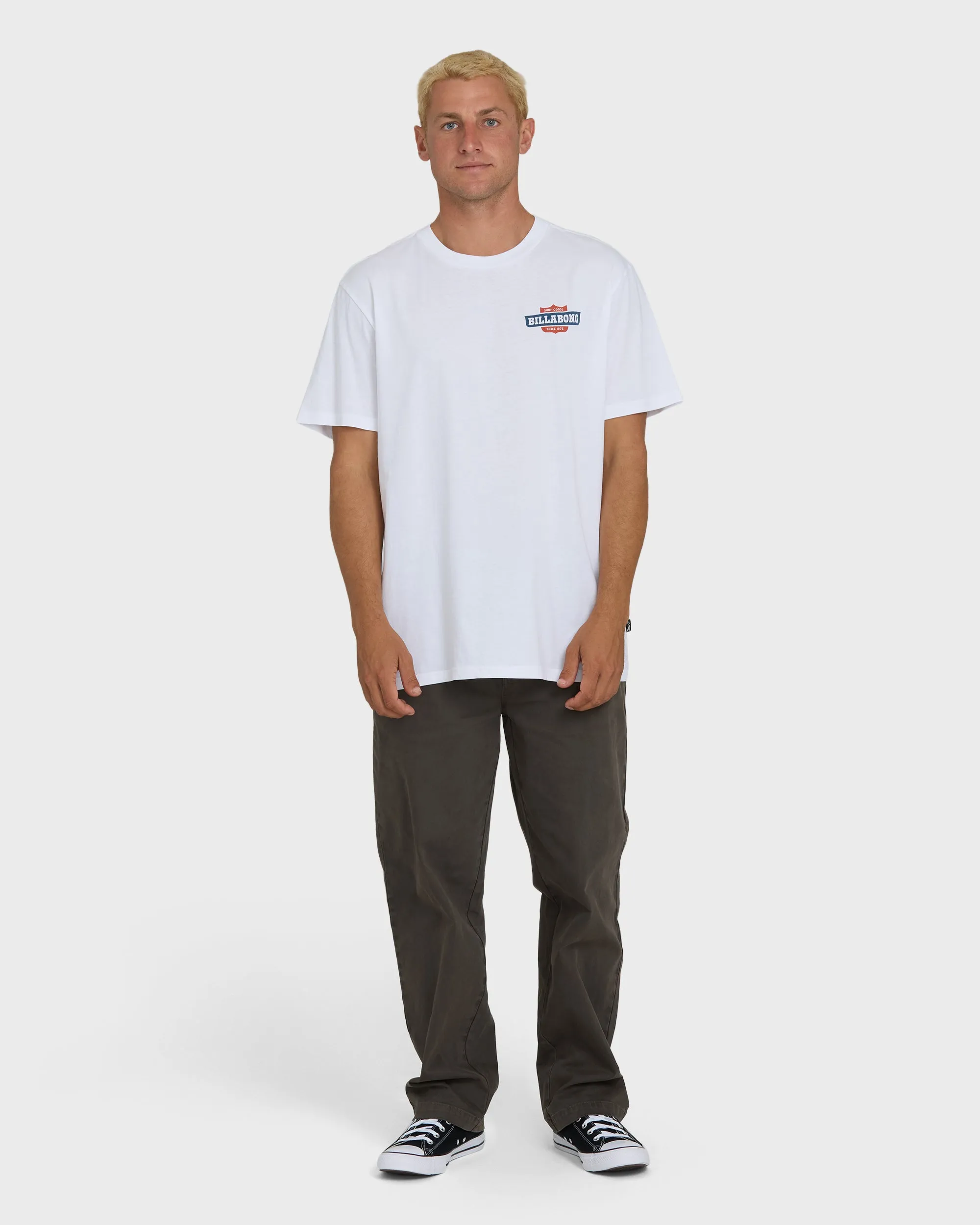 Walled Premium Short Sleeve Knit T-Shirt - White sold by Billabong product image thumbnail 4