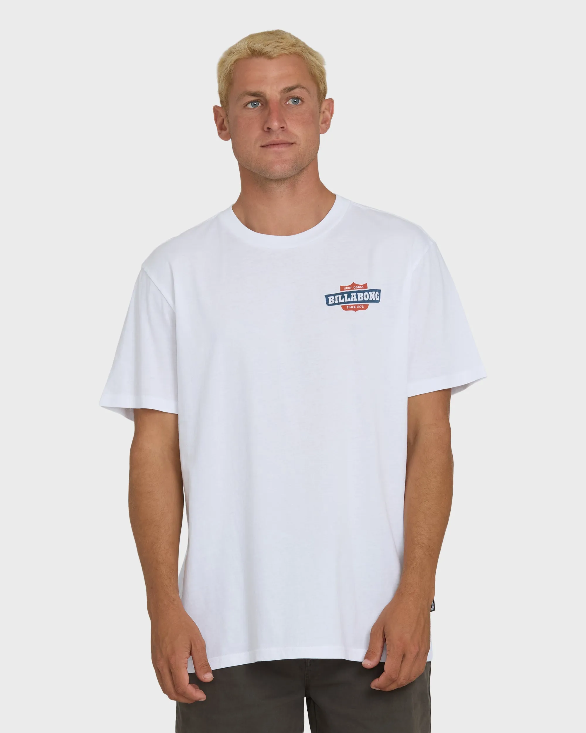 Walled Premium Short Sleeve Knit T-Shirt - White sold by Billabong