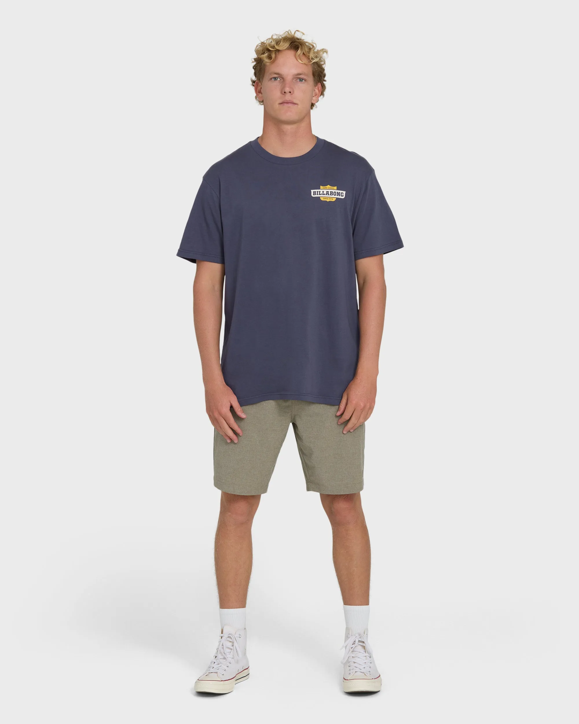 Walled Premium Short Sleeve Knit T-Shirt - Graystone sold by Billabong product image thumbnail 4