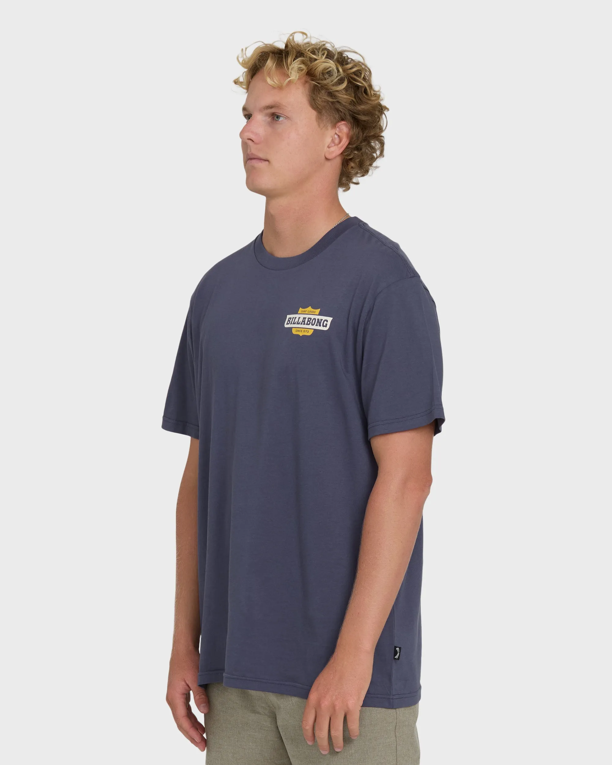 Walled Premium Short Sleeve Knit T-Shirt - Graystone sold by Billabong product image thumbnail 3