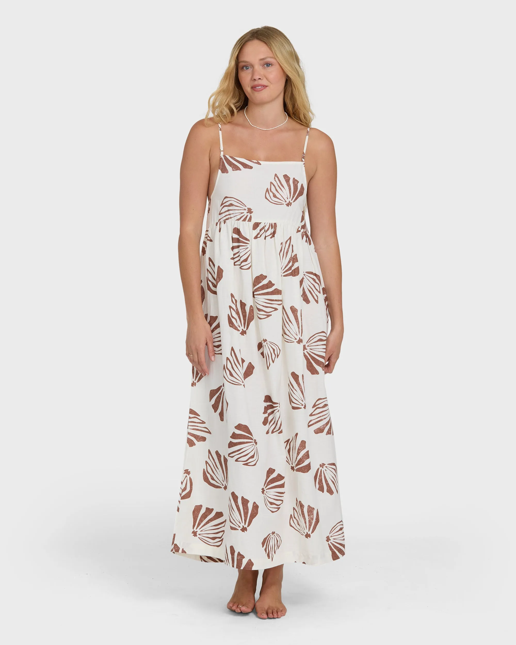Undone Maxi Cover-Up Dress - Salt Crystal sold by Billabong product image thumbnail 4