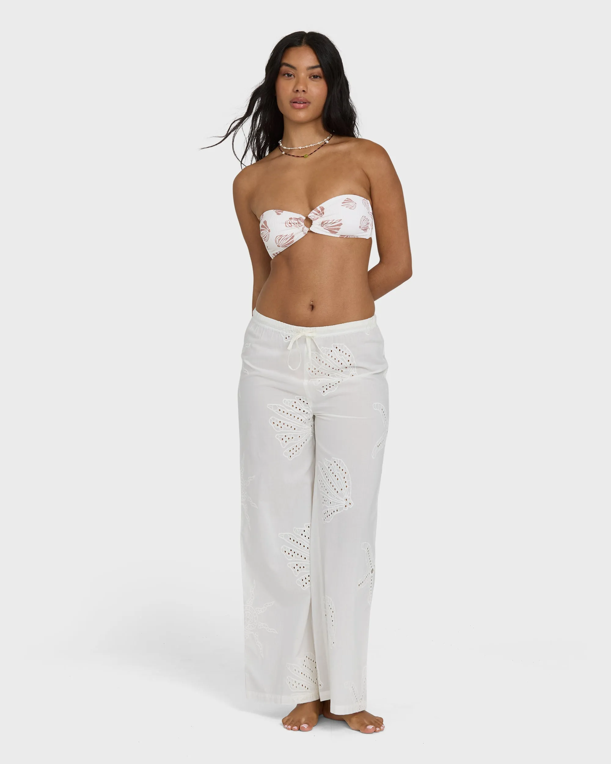 Beach Livin Pants - Salt Crystal sold by Billabong