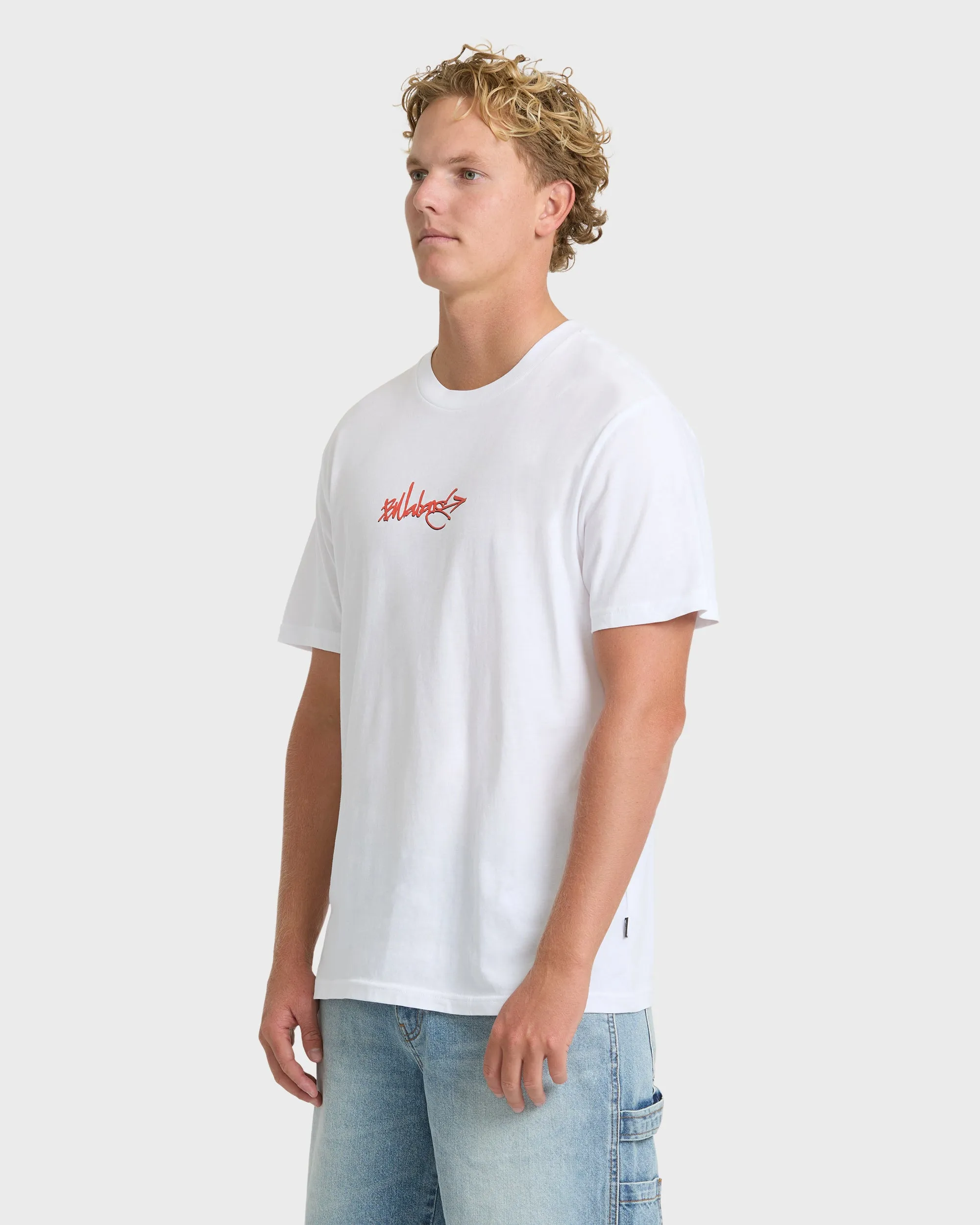 Occys Point Premium Short Sleeve Cotton T-Shirt - White sold by Billabong product image thumbnail 3