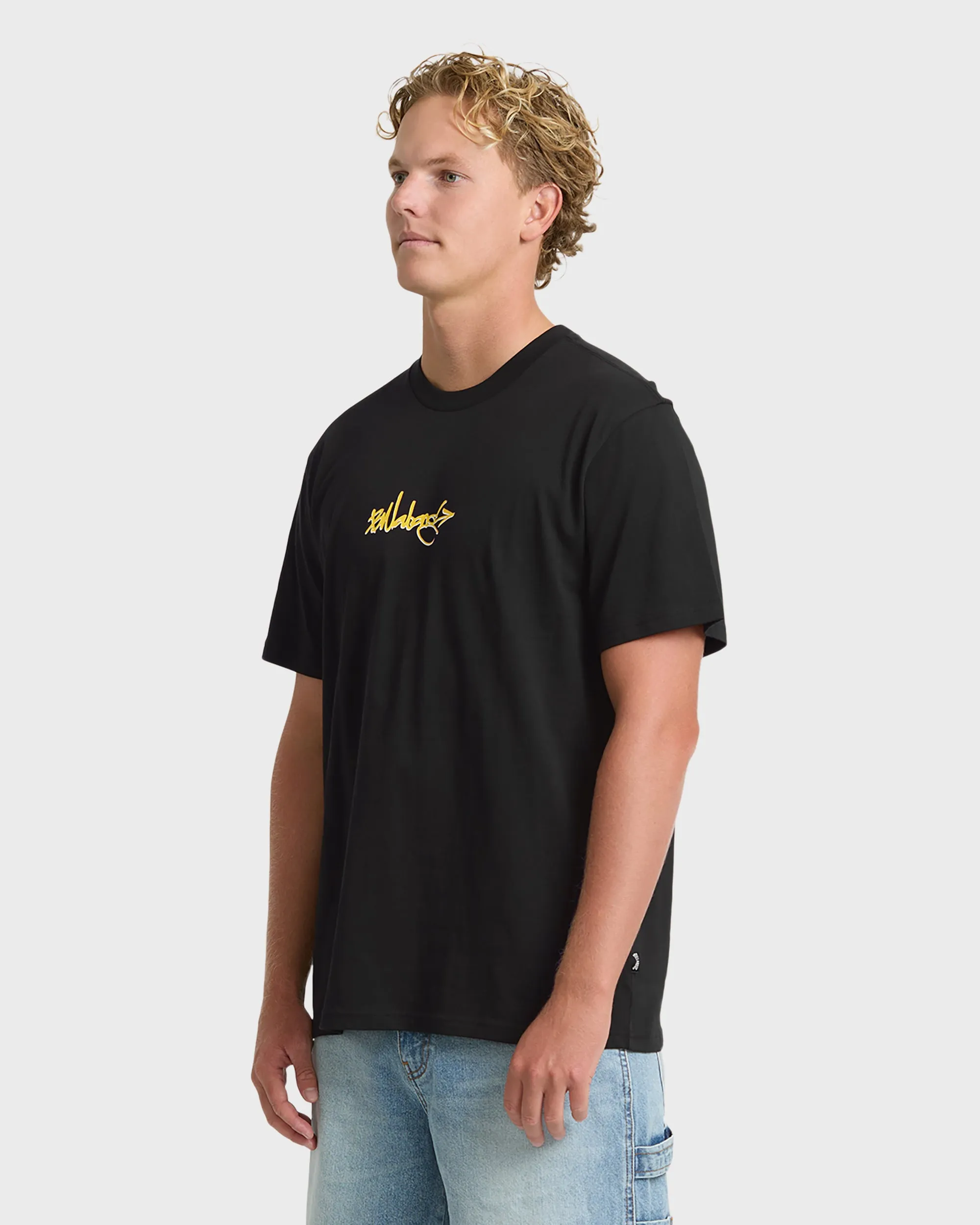 Occys Point Premium Short Sleeve Cotton T-Shirt - Black sold by Billabong product image thumbnail 3