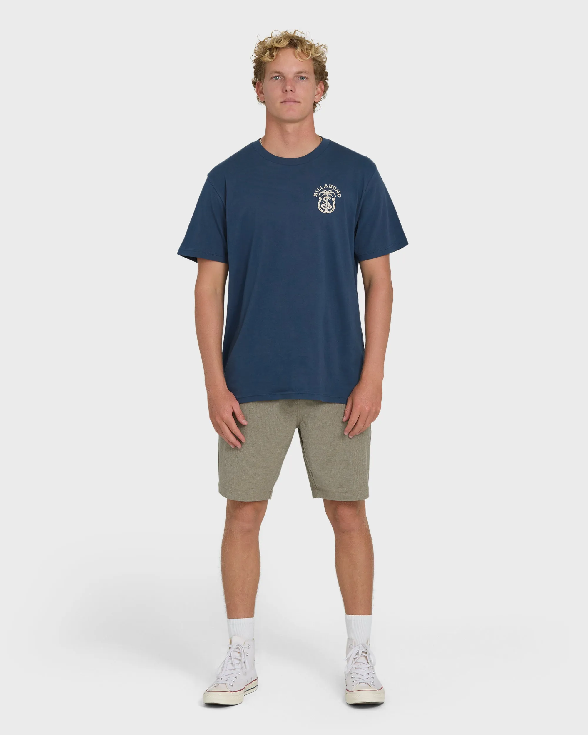 Forge Premium Short Sleeve Cotton T-Shirt - Dark Denim sold by Billabong product image thumbnail 4