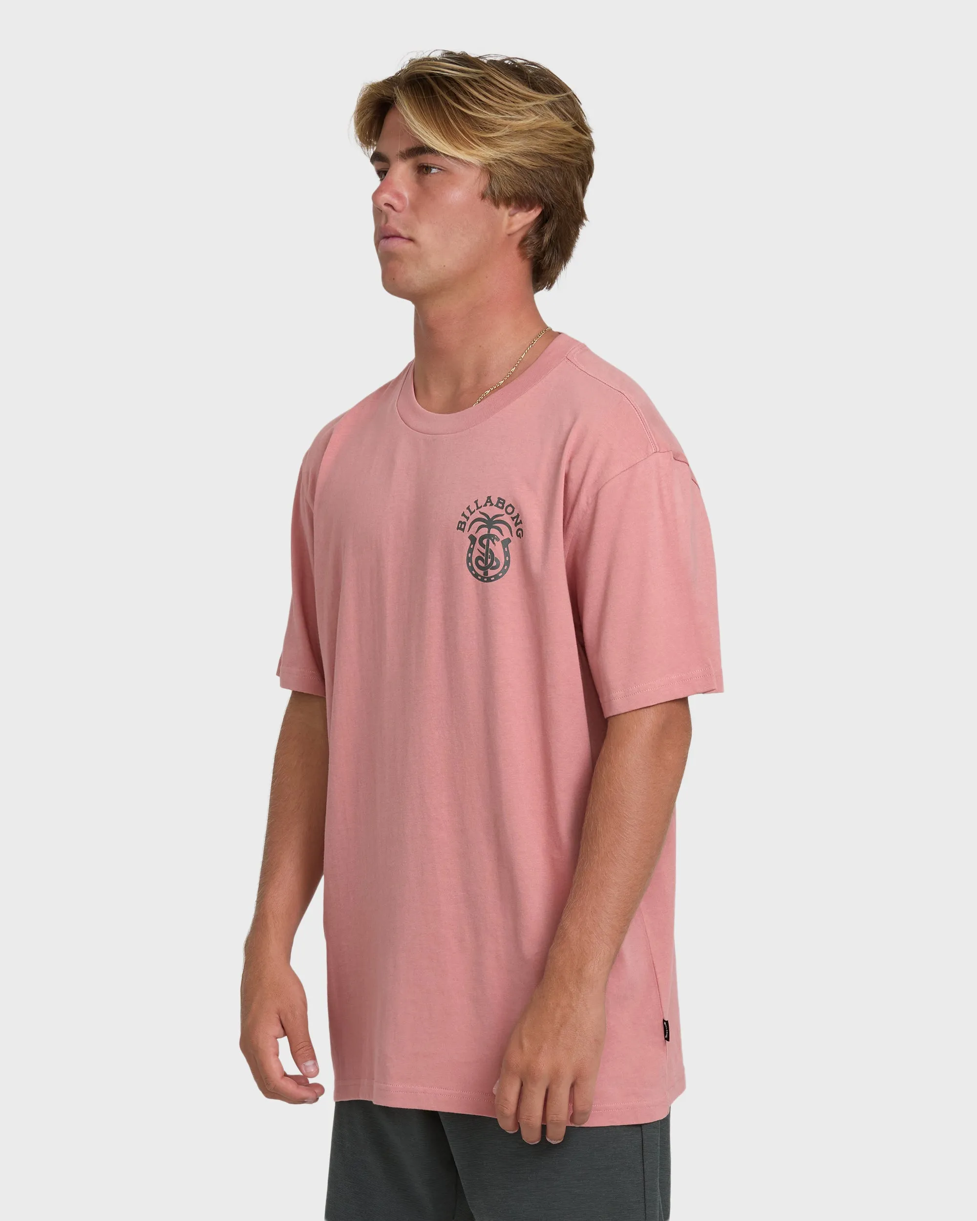 Forge Premium Short Sleeve Cotton T-Shirt - Ash Rose sold by Billabong product image thumbnail 3