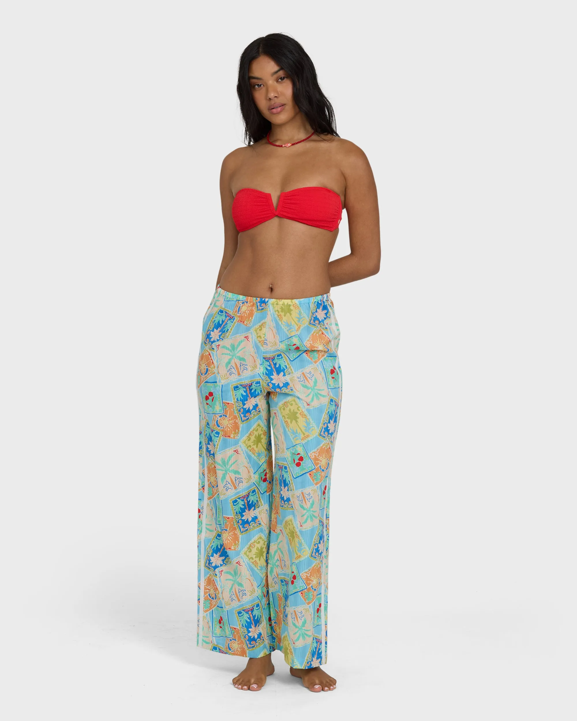 Palm Grove Elastic Waist Pants - Dream Blue sold by Billabong product image thumbnail 4
