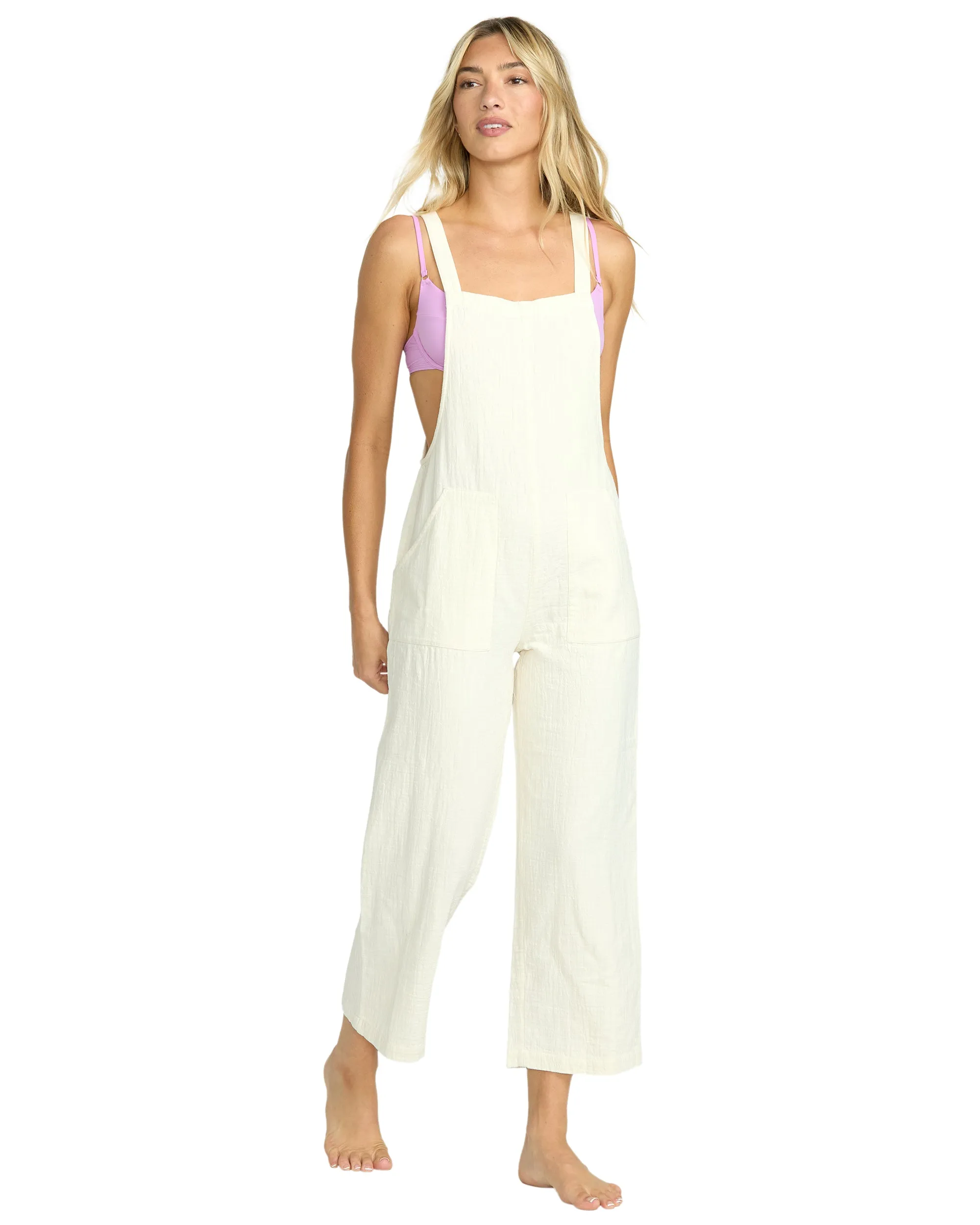 Pacific Time Overalls - White Cap sold by Billabong product image thumbnail 4