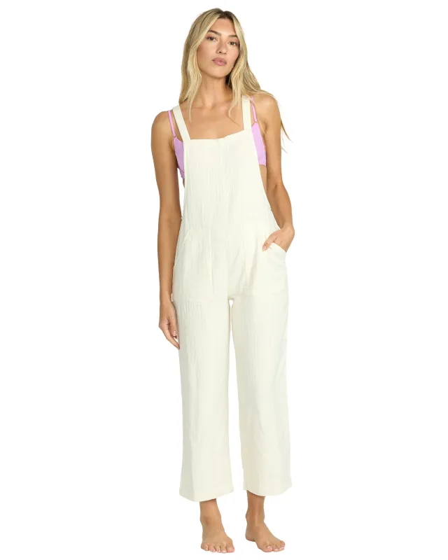 Pacific Time Overalls - White Cap made by Billabong