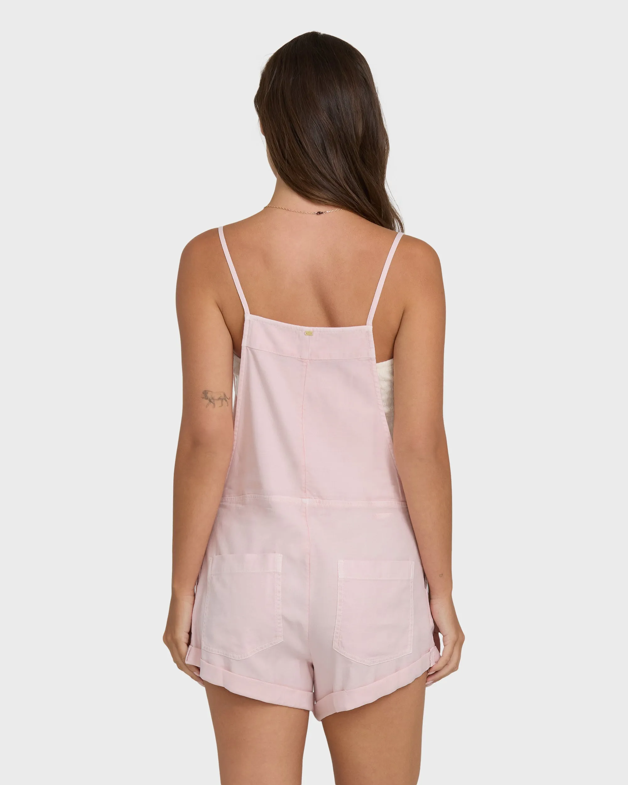 Wild Pursuit Yarn-Dyed Overalls - Rosewater sold by Billabong product image thumbnail 2