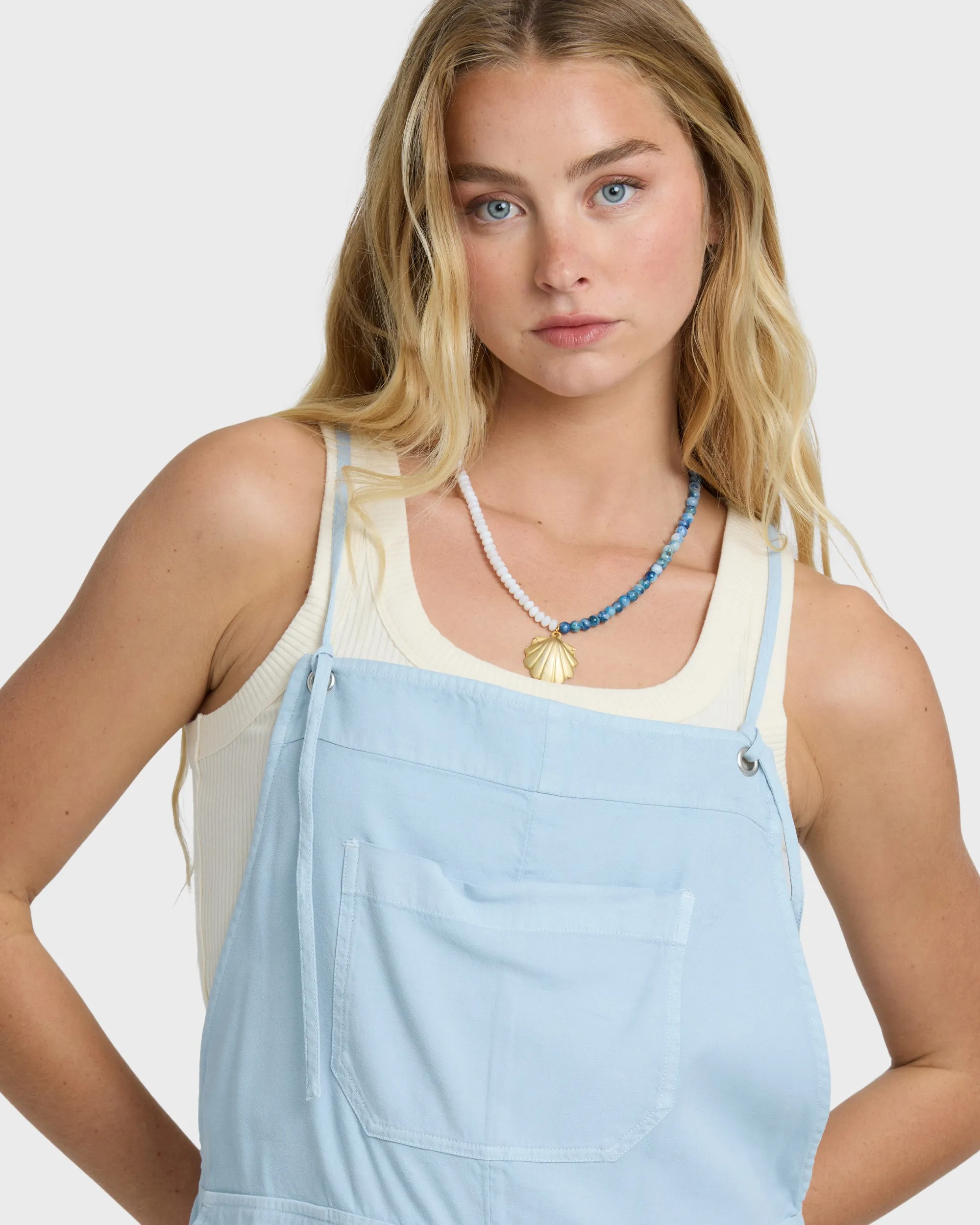 Wild Pursuit Yarn-Dyed Overalls - Washed Chambray sold by Billabong product image thumbnail 5