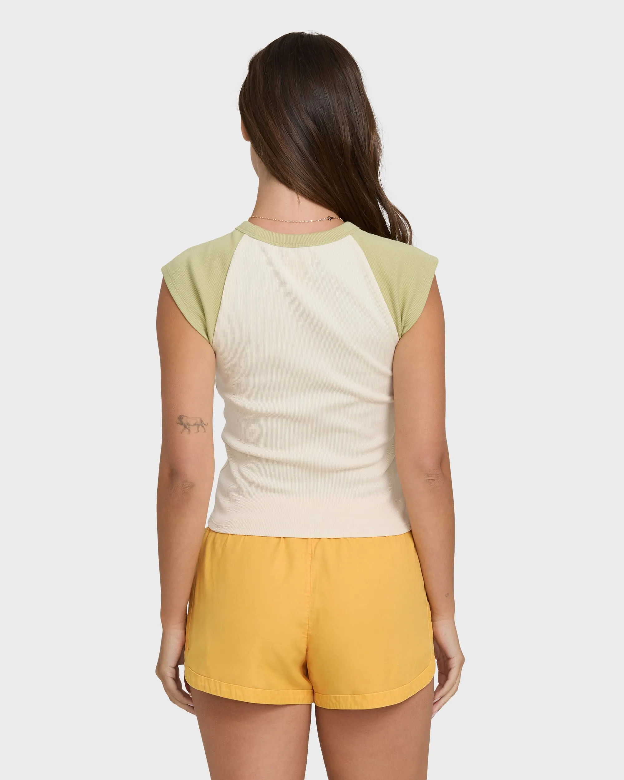 Road Trippin Elastic Waist Shorts - Sun Kissed sold by Billabong product image thumbnail 2