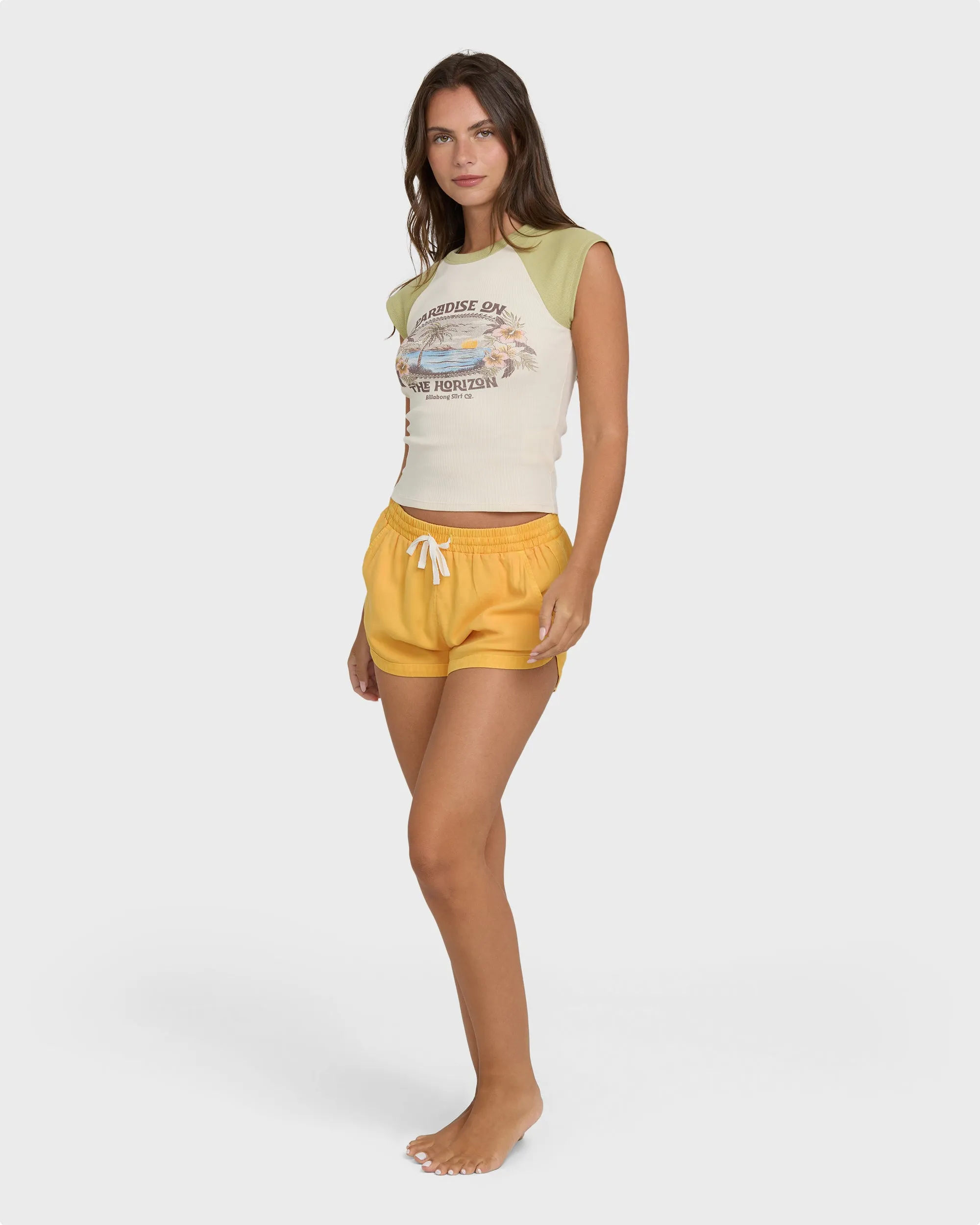 Road Trippin Elastic Waist Shorts - Sun Kissed sold by Billabong product image thumbnail 4