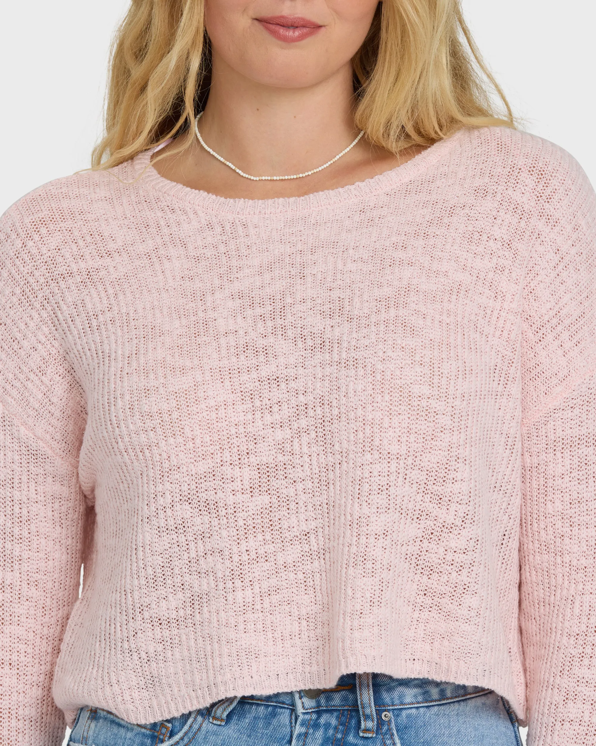 Daze Time Crewneck Sweater - Rosewater sold by Billabong product image thumbnail 5
