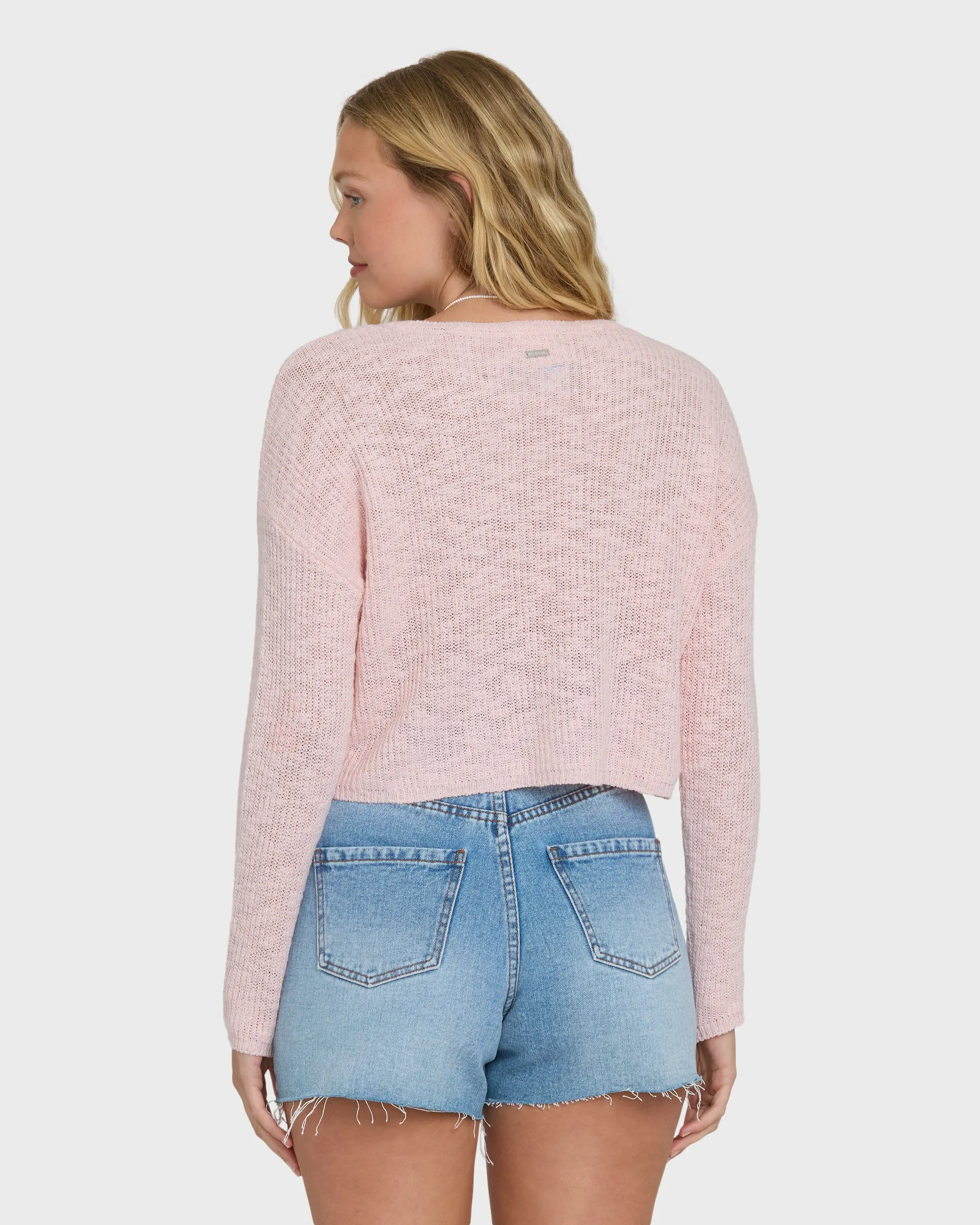 Daze Time Crewneck Sweater - Rosewater sold by Billabong product image thumbnail 2