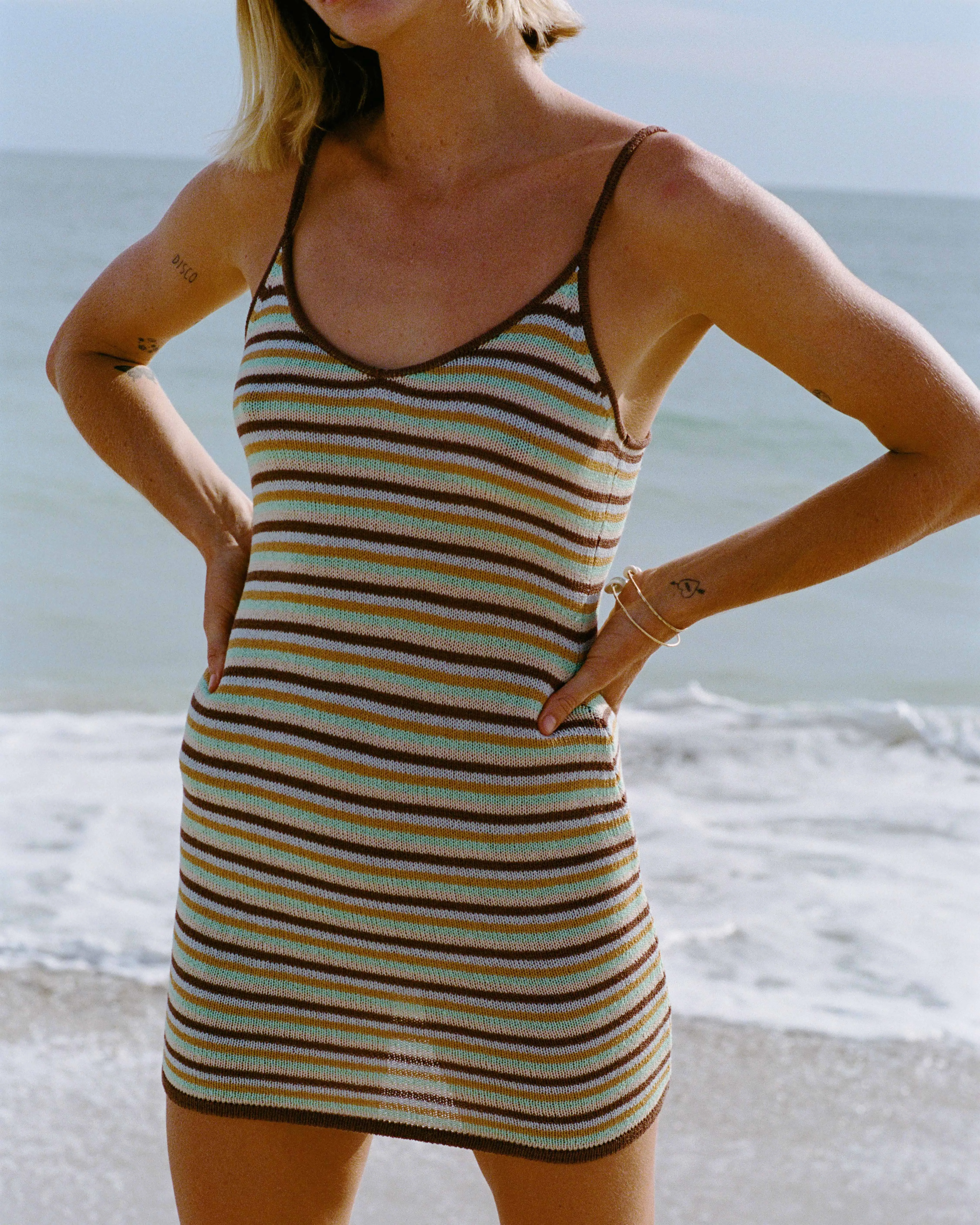 Summer Sun Mini Dress - Brown Stone sold by Billabong