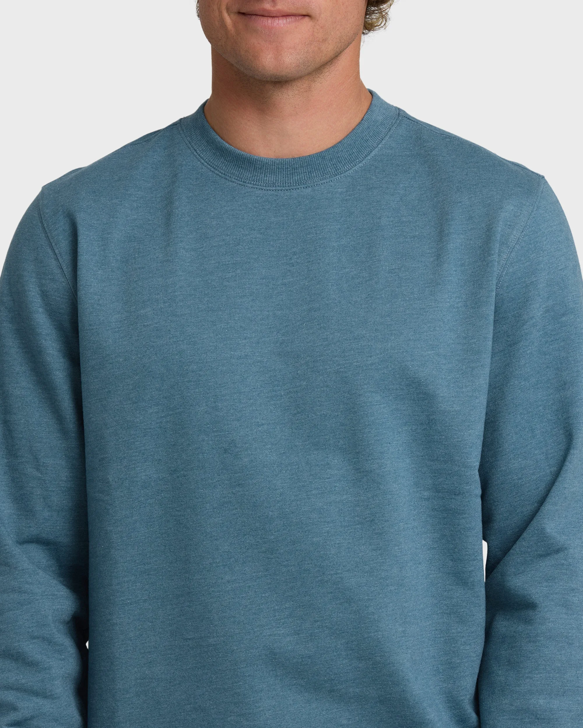 All Day Crewneck Sweatshirt - Rustic Blue sold by Billabong product image thumbnail 5
