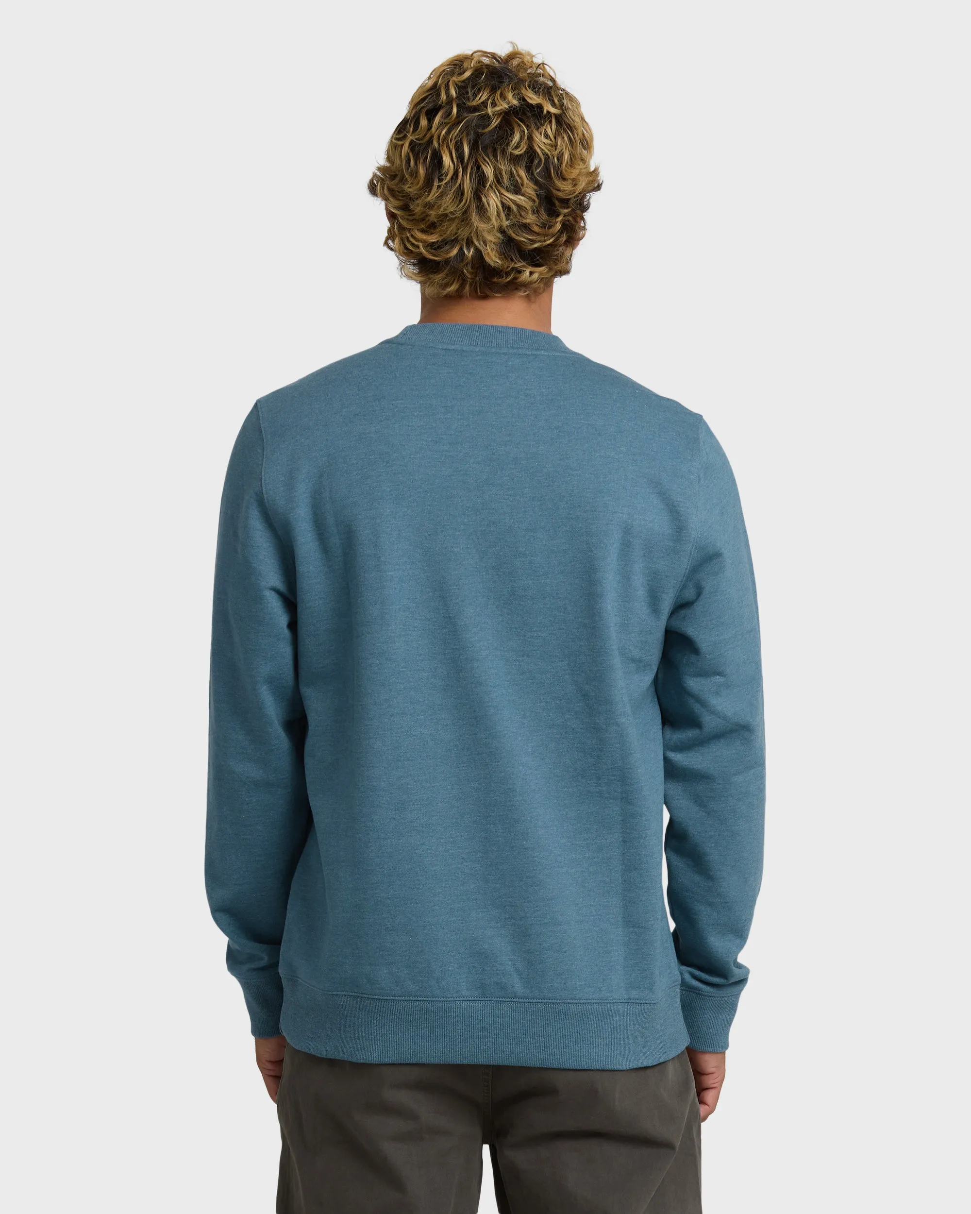 All Day Crewneck Sweatshirt - Rustic Blue sold by Billabong product image thumbnail 2