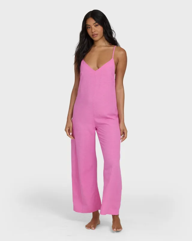 Day To Day Romper - Party Pink made by Billabong