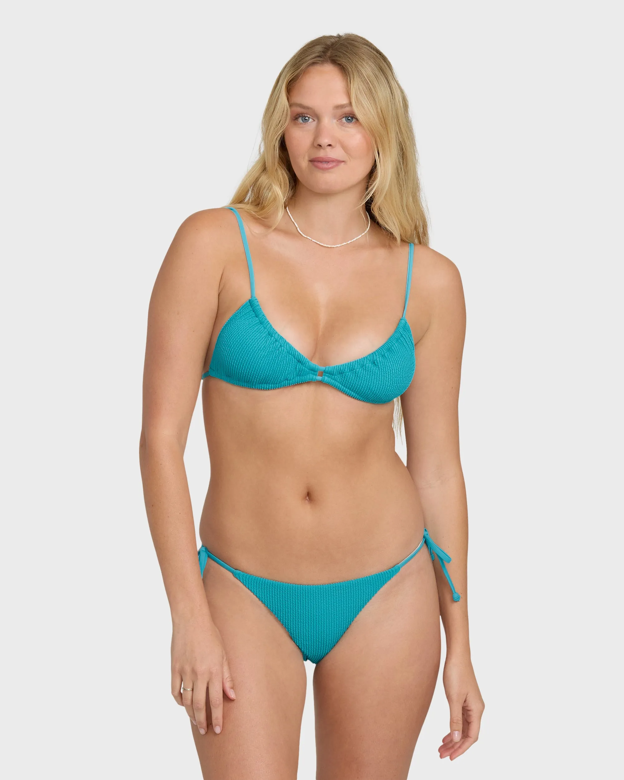 Summer Hi Tie-Side Tanga Skimpy Bikini Bottoms - Bright Marine sold by Billabong product image thumbnail 2