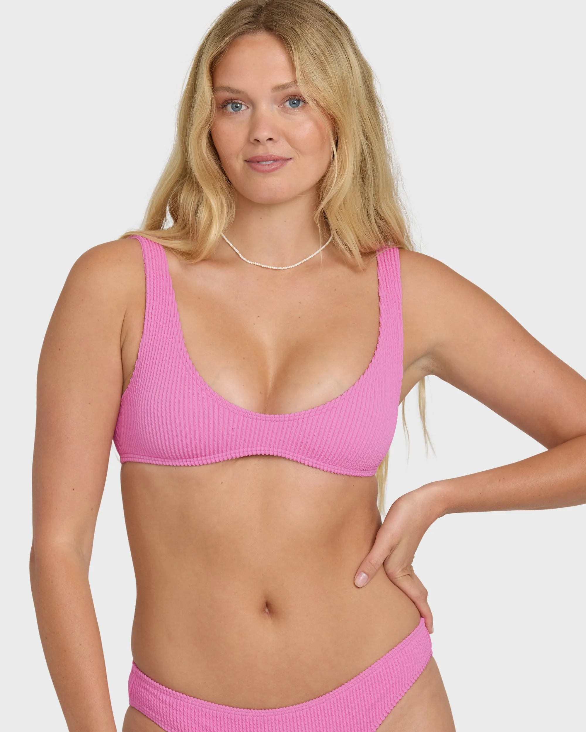 Summer Hi Scoop Tank Bikini Top - Party Pink sold by Billabong product image thumbnail 5