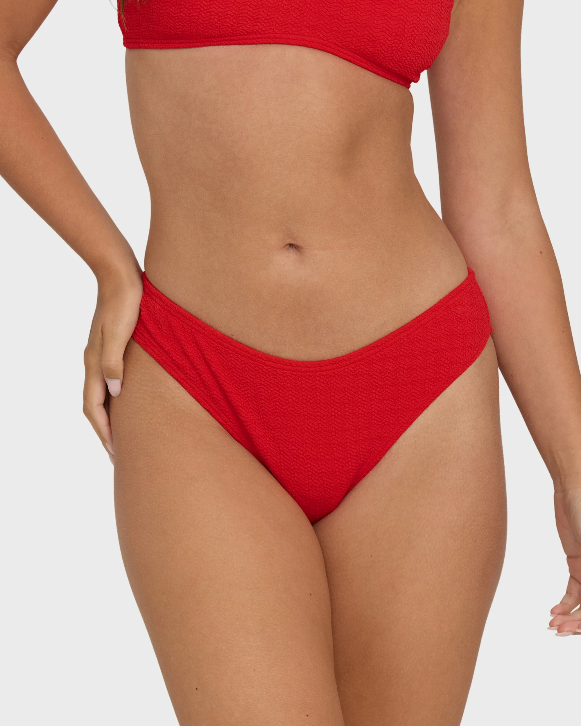 Rising Tide Bondi Medium Bikini Bottoms - Fiesta Red sold by Billabong product image thumbnail 5