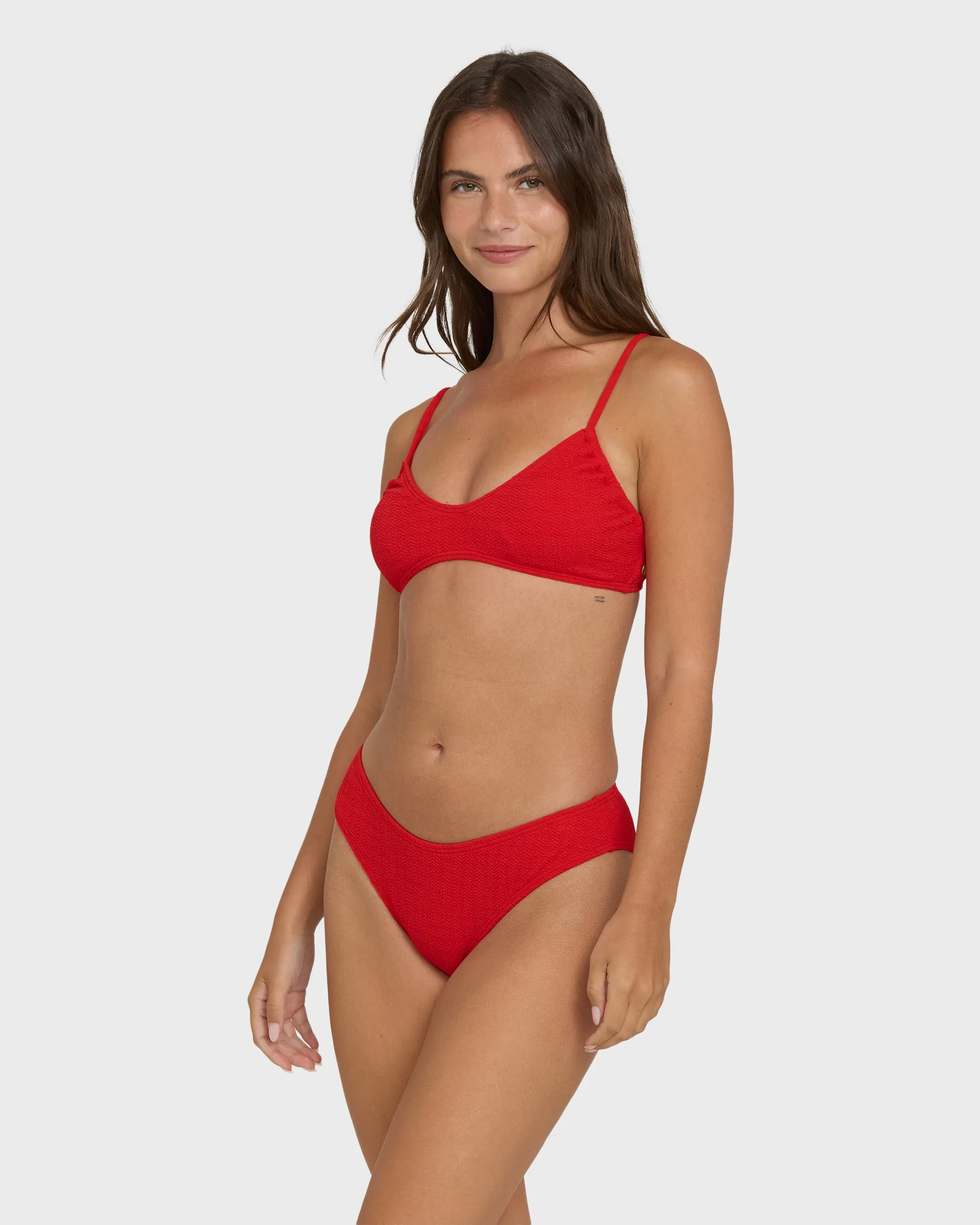 Rising Tide Bondi Medium Bikini Bottoms - Fiesta Red sold by Billabong product image thumbnail 3