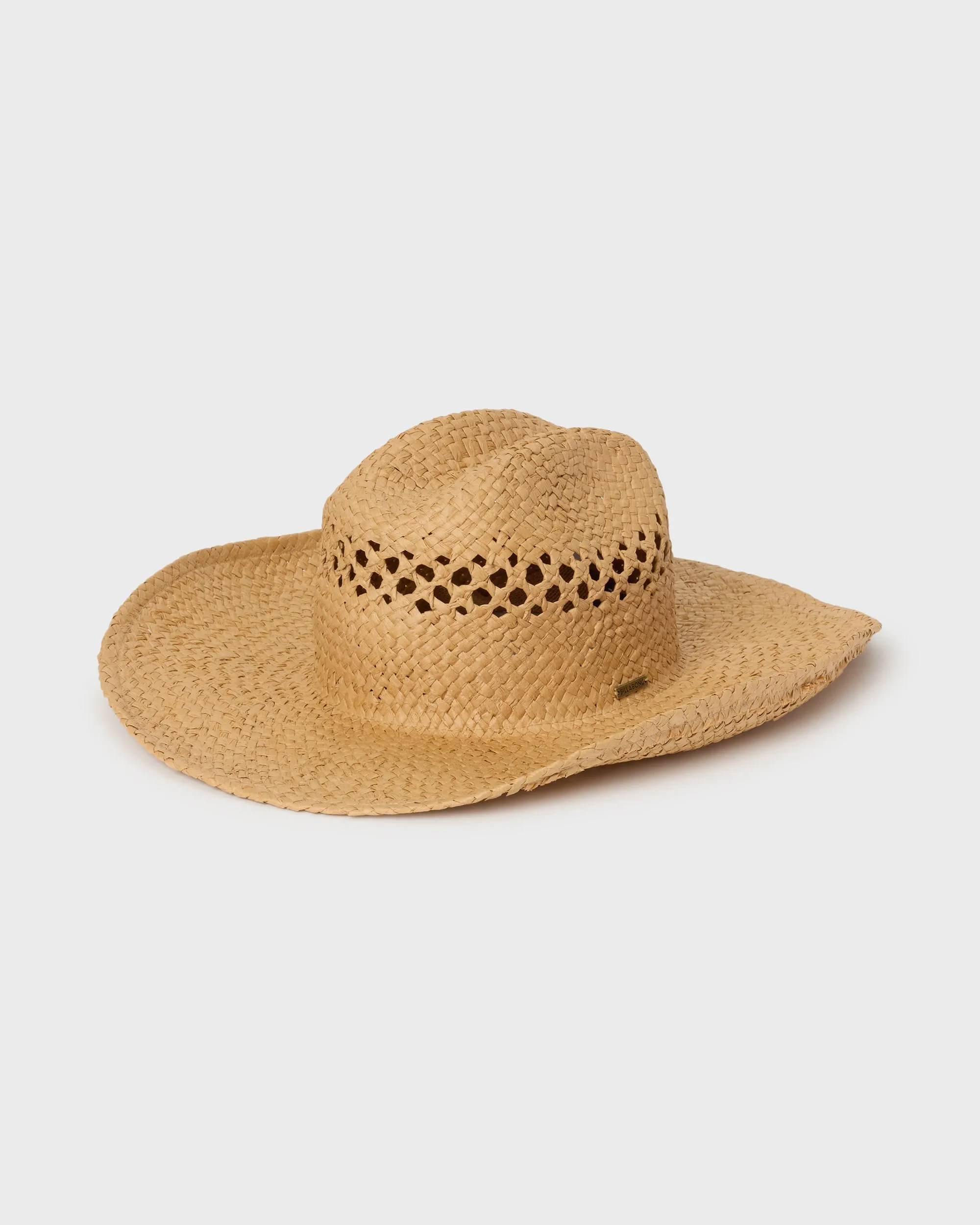 Wild Waves Straw Hat - Natural sold by Billabong