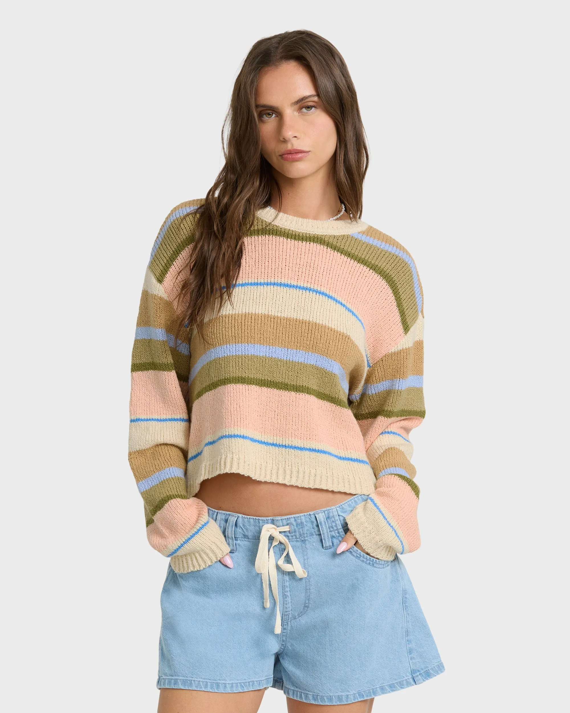 Bright Sol Sweater - Light Peach sold by Billabong product image thumbnail 3