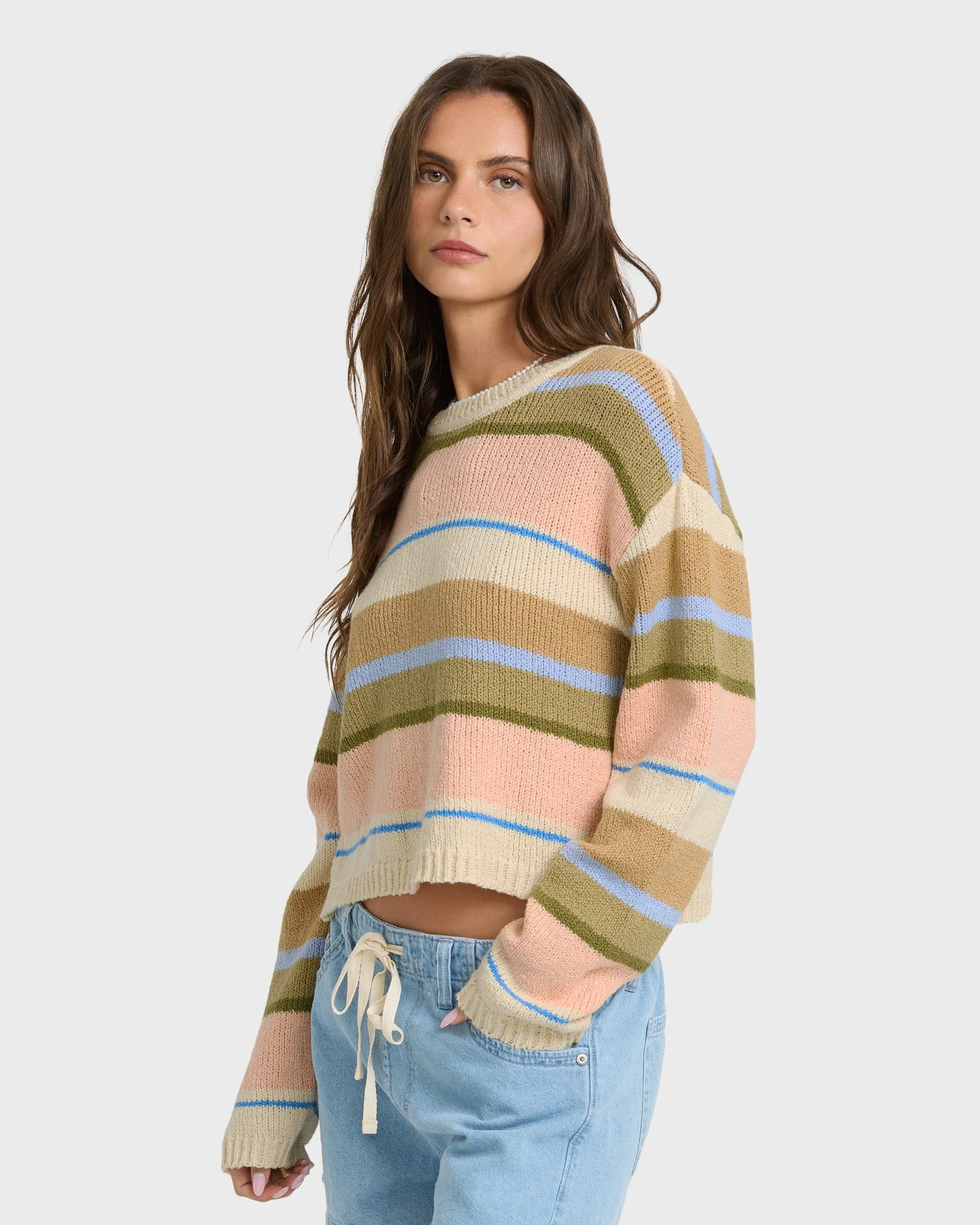 Bright Sol Sweater - Light Peach sold by Billabong