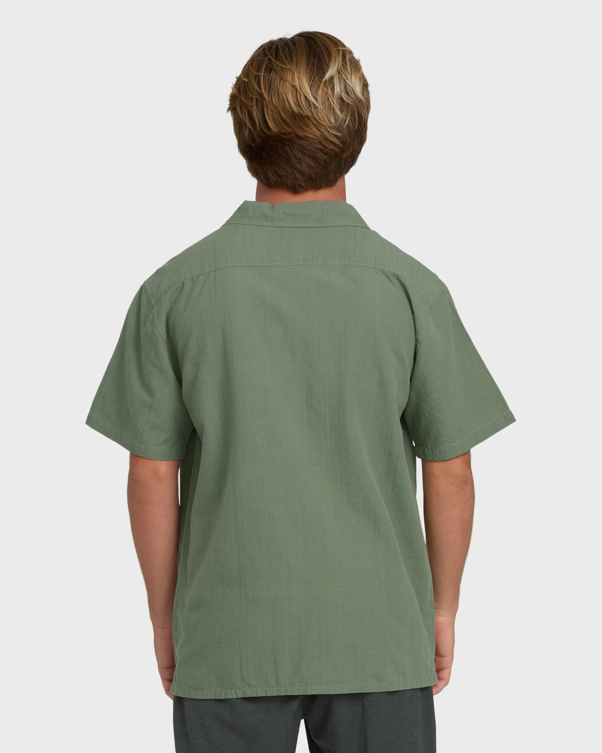 Victoria Vacay Short Sleeve Woven Shirt - Granite Green sold by Billabong product image thumbnail 2