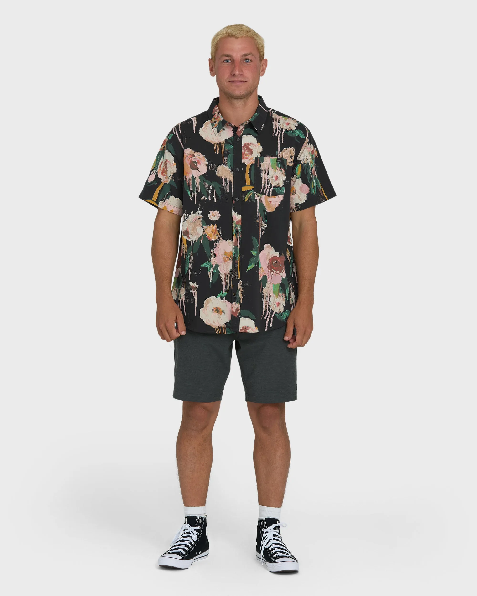 Sundays Short Sleeve Woven Shirt - Black sold by Billabong product image thumbnail 4