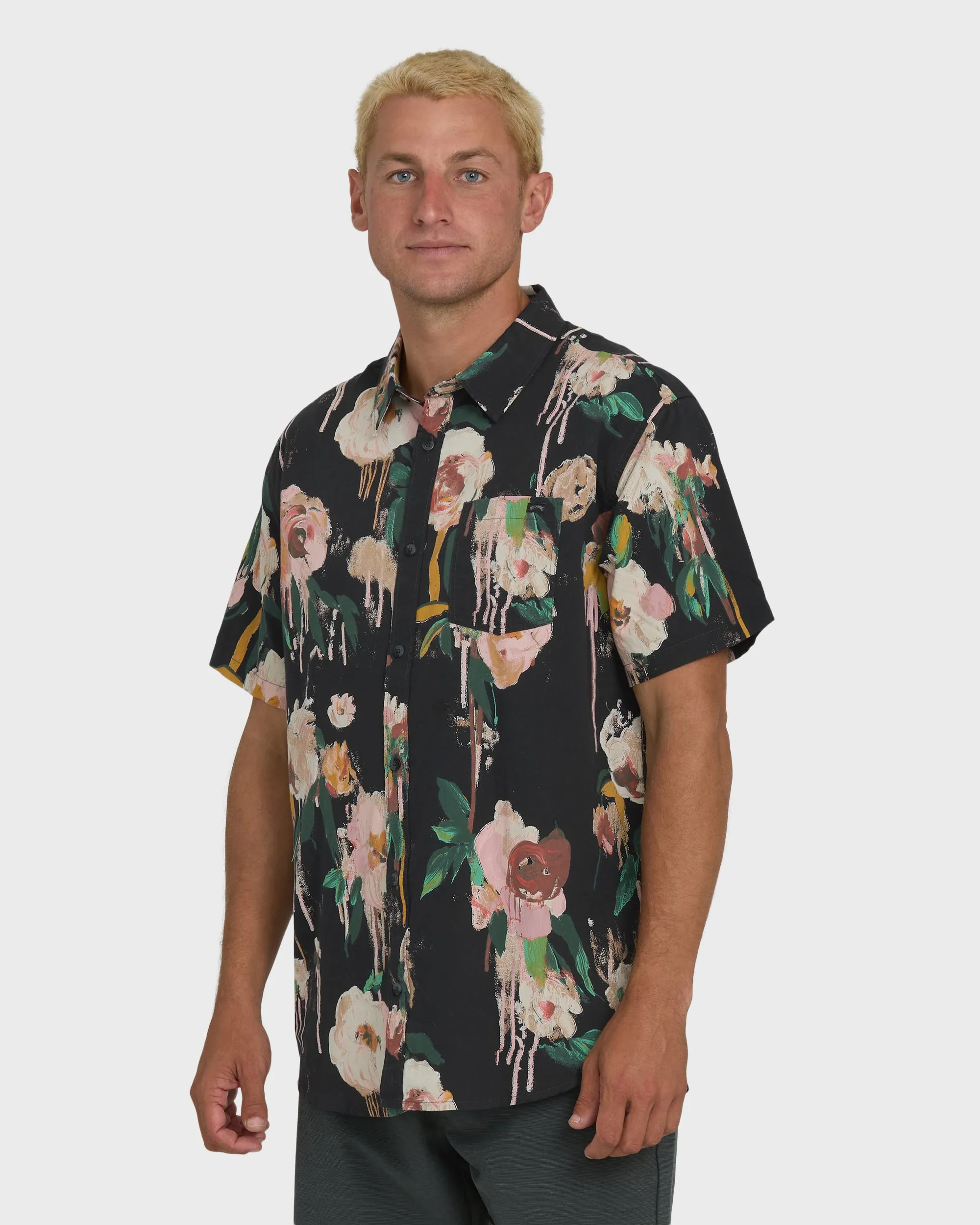 Sundays Short Sleeve Woven Shirt - Black sold by Billabong product image thumbnail 3