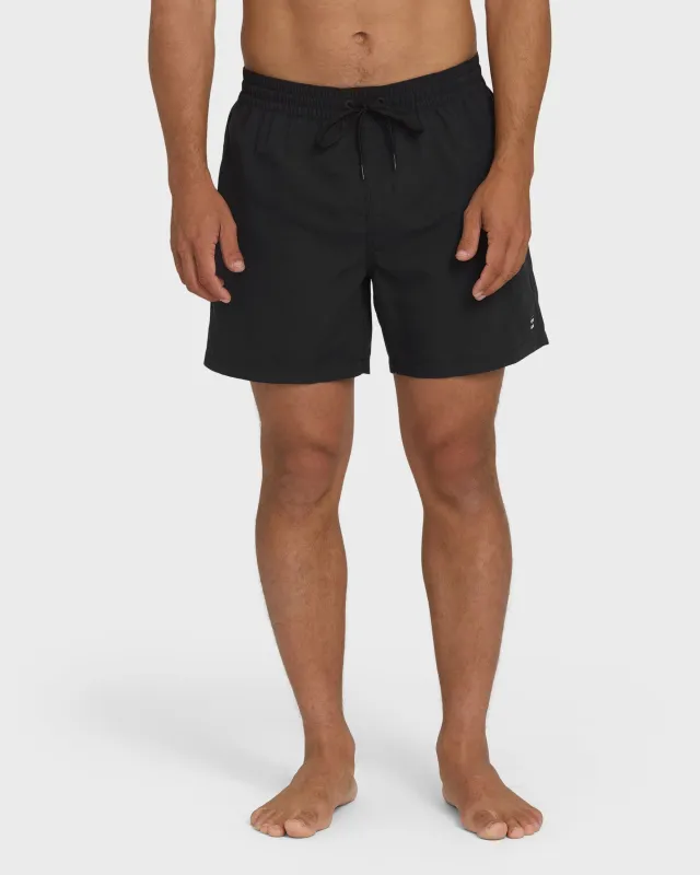 All Day Layback 16" Trunks - Black made by Billabong