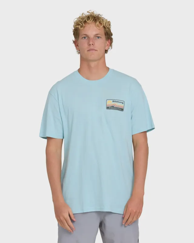 A/Div Range Premium Short Sleeve T-Shirt - Winter Sky made by Billabong