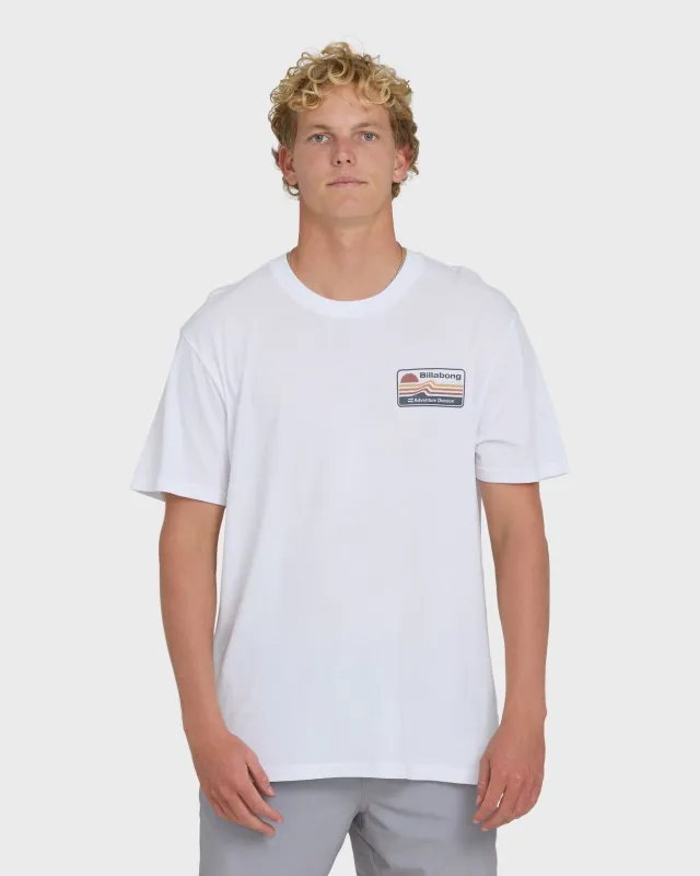 A/Div Range Premium Short Sleeve Knit T-Shirt - White made by Billabong