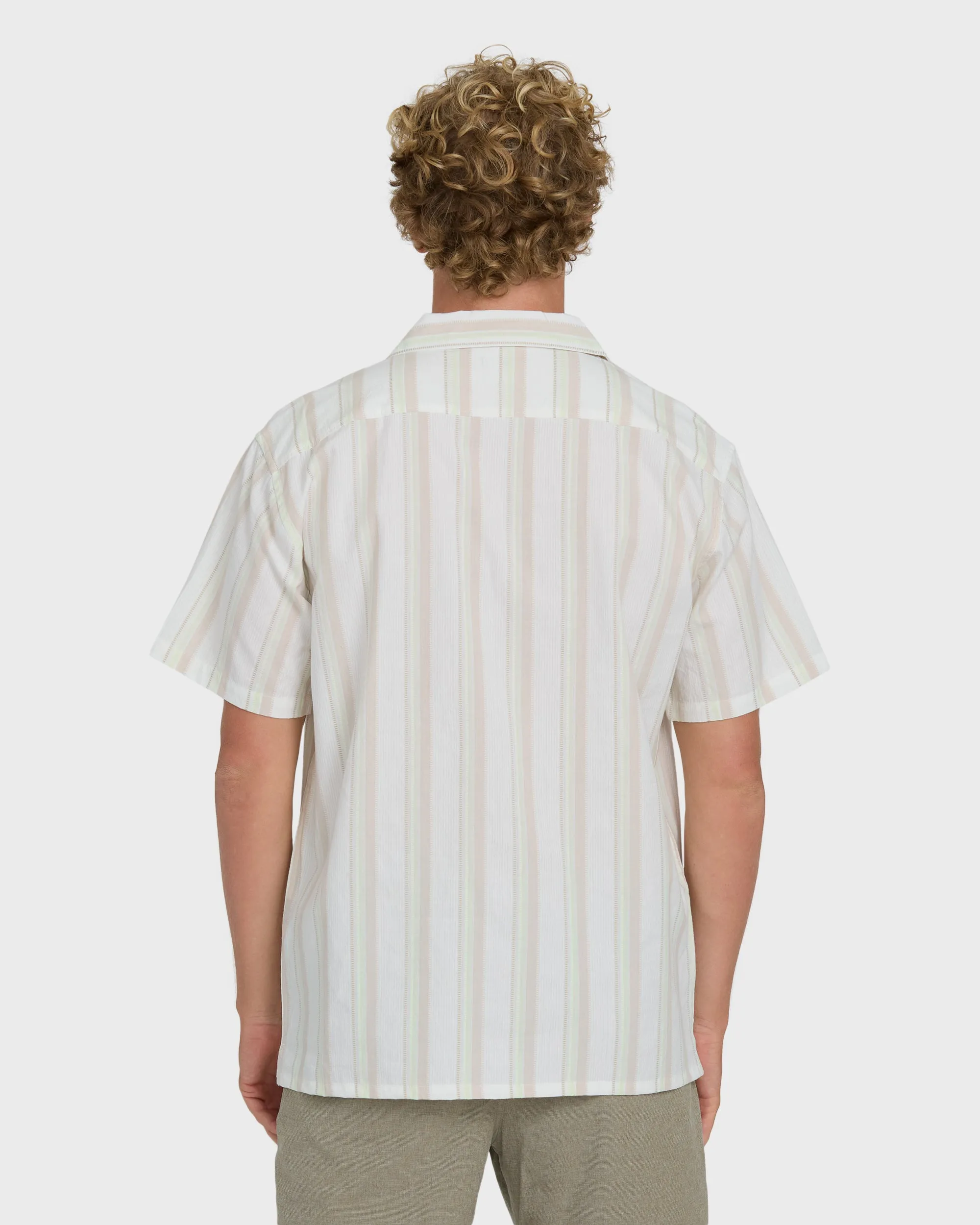 Victoria Vacay Short Sleeve Woven Shirt - White Sand sold by Billabong product image thumbnail 2