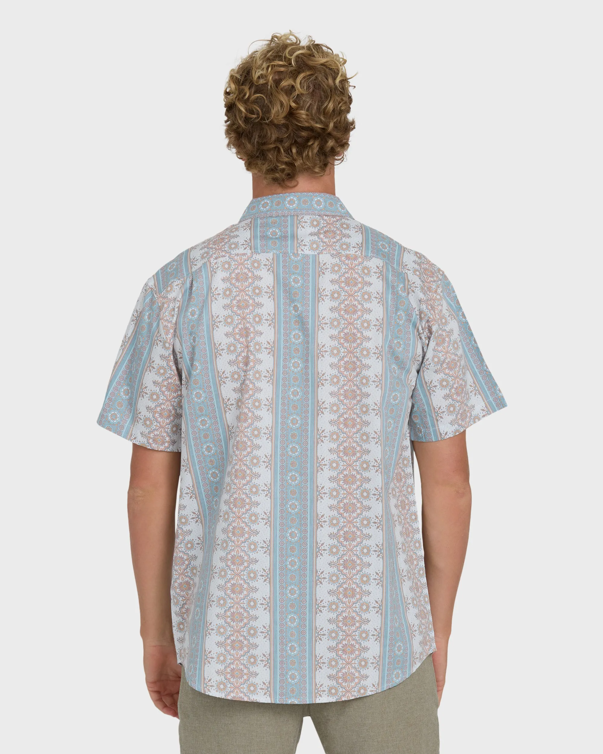 Sundays Short Sleeve Woven Shirt - Blue Fog sold by Billabong product image thumbnail 2