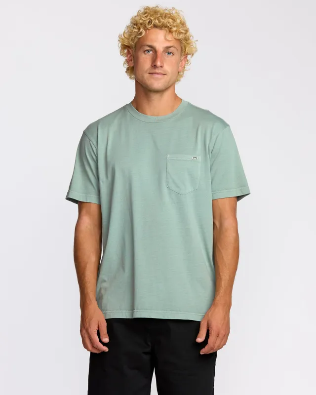 Essential Premium Wave Wash T-Shirt - Mineral Blue made by Billabong