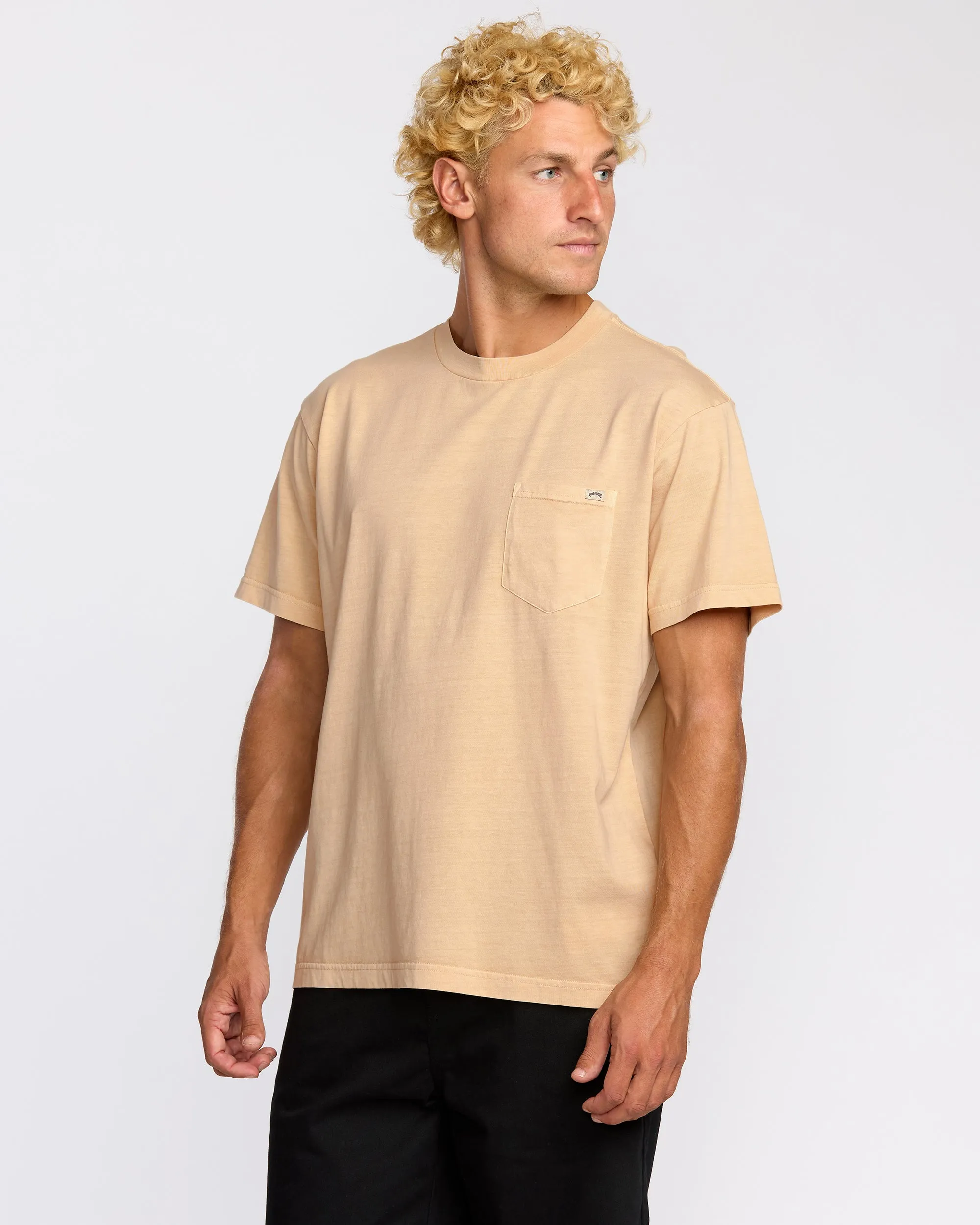 Essential Premium Wave Wash T-Shirt - Light Khaki sold by Billabong product image thumbnail 3