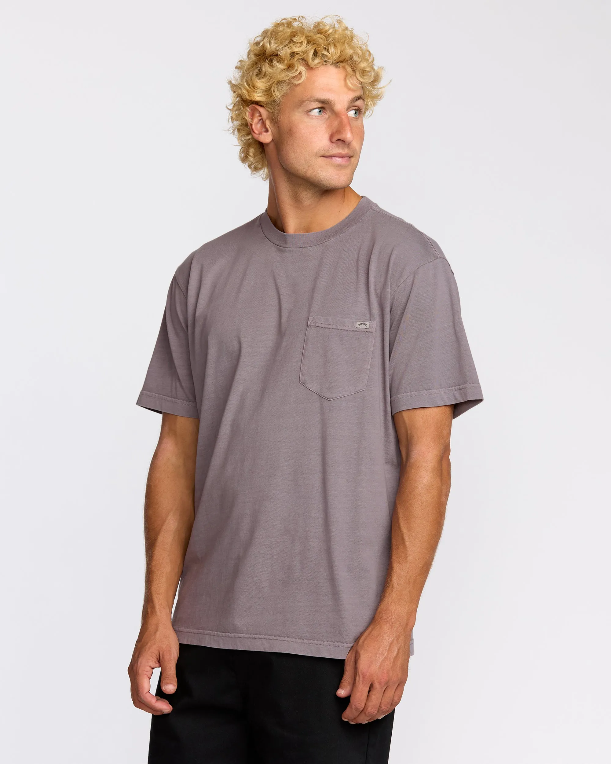 Essential Premium Wave Wash T-Shirt - Grey Violet sold by Billabong product image thumbnail 3