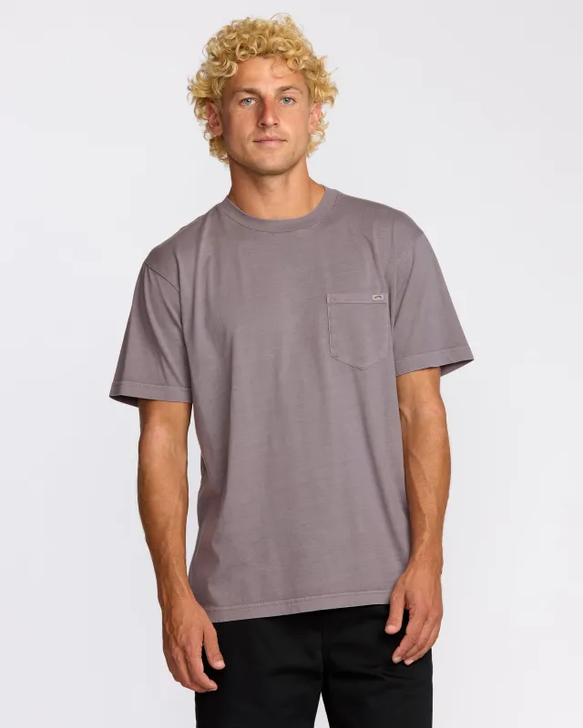 Essential Premium Wave Wash T-Shirt - Grey Violet made by Billabong