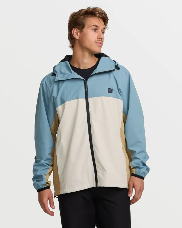 A/Div Transport Windbreaker Jacket - Glacier Blue made by Billabong