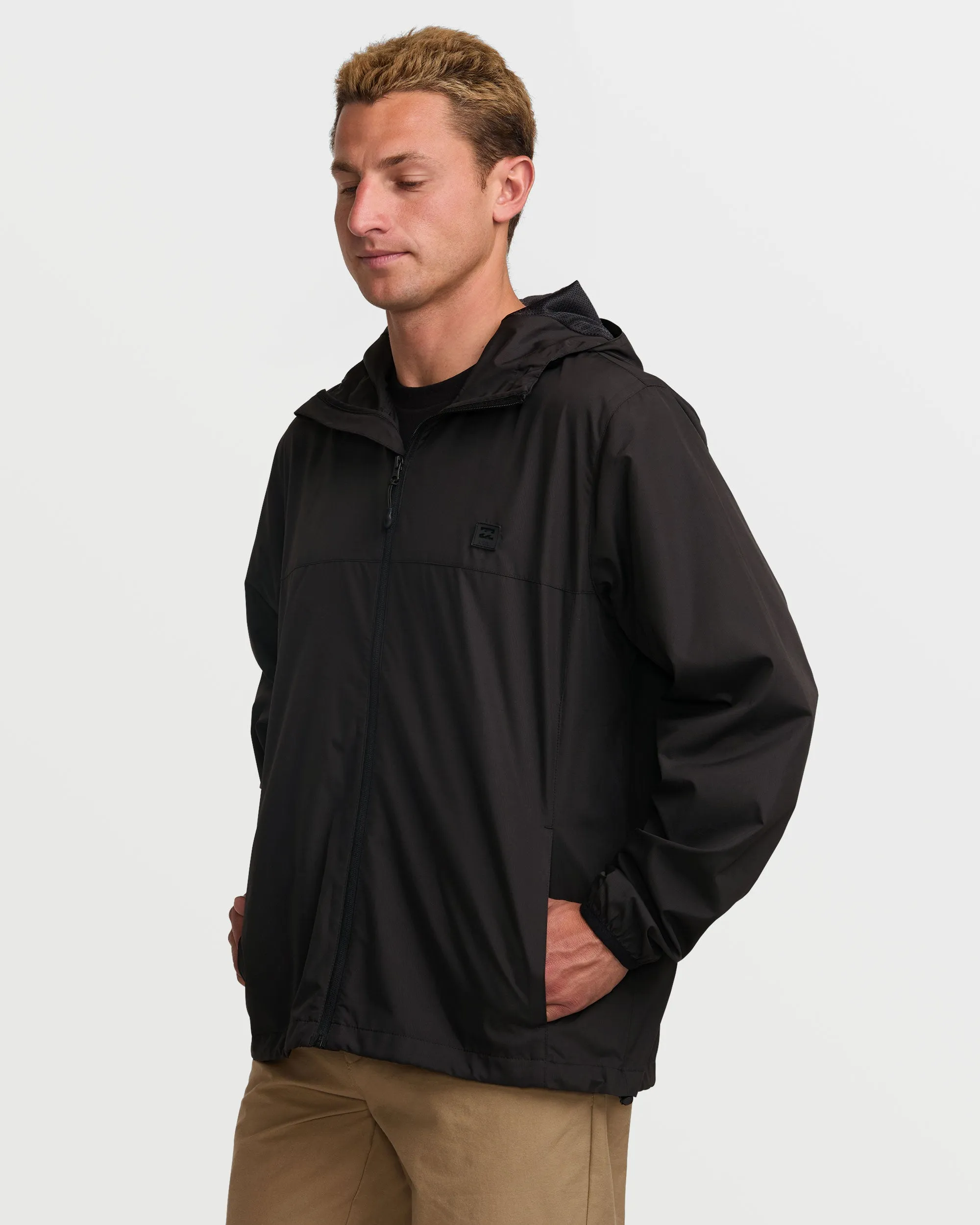 A/Div Transport Windbreaker Jacket - Black sold by Billabong product image thumbnail 3