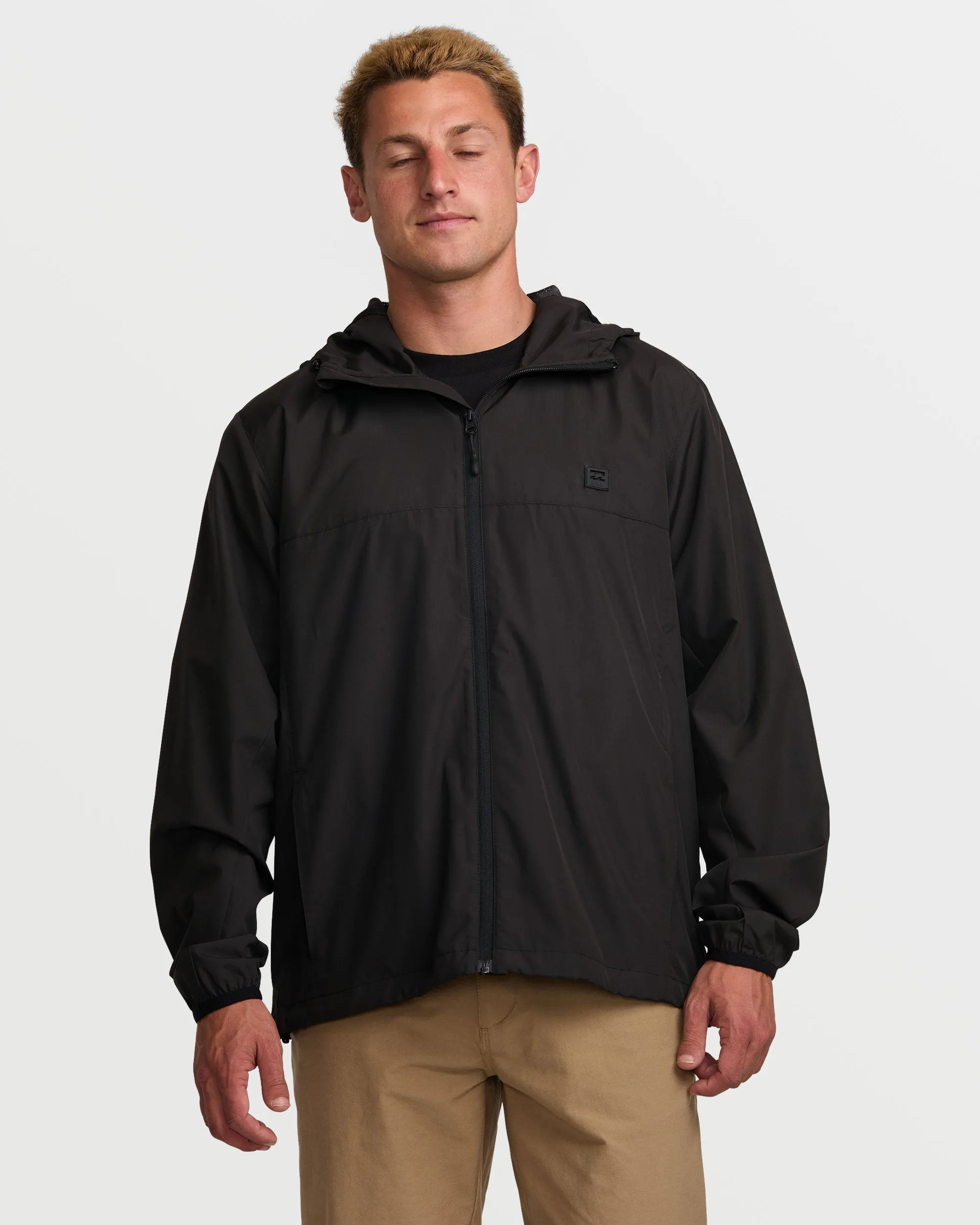 A/Div Transport Windbreaker Jacket - Black sold by Billabong