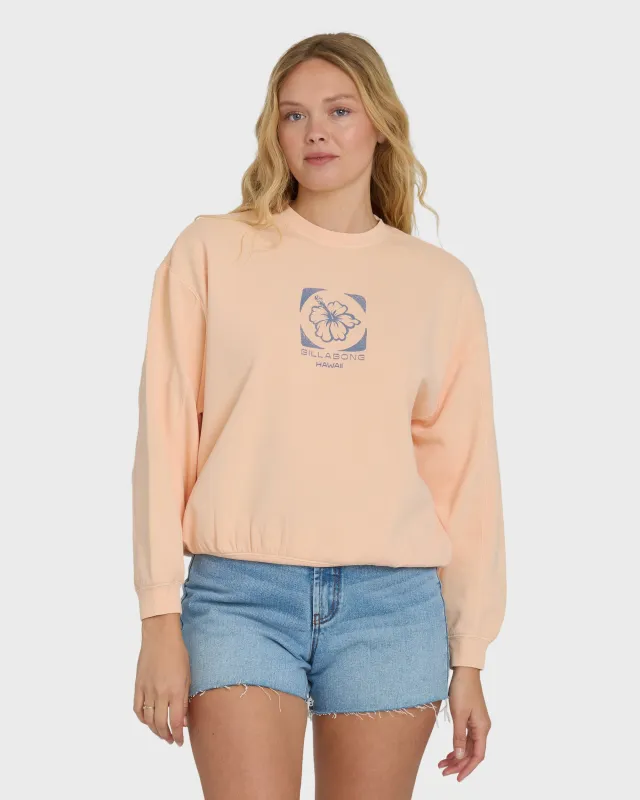 Treasure Cay Hawaii Crewneck Sweatshirt - Leprechaun made by Billabong